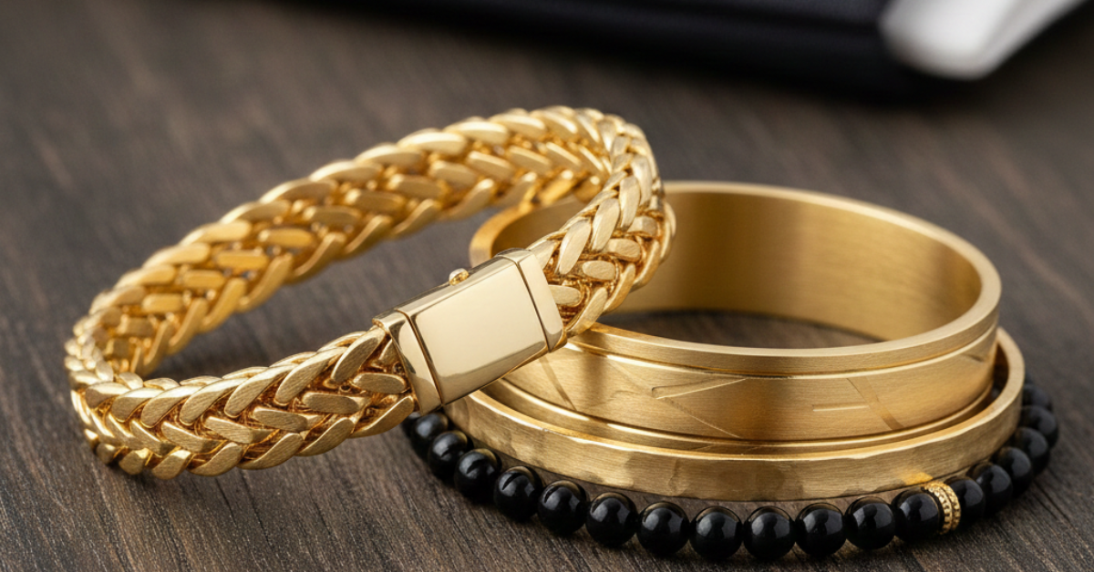 Gold Bracelets for Men That Instantly Upgrade Your Style