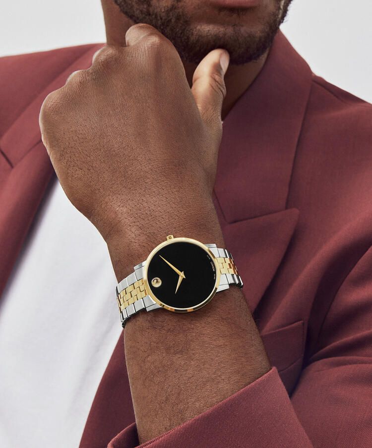 Movado Movado Museum Classic Concave Dot Unisex Watch 0607200