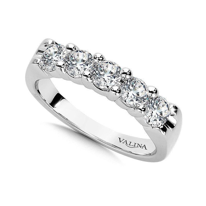 Valina 1 Carat 5-Stone Diamond Wedding Band WBD010-W