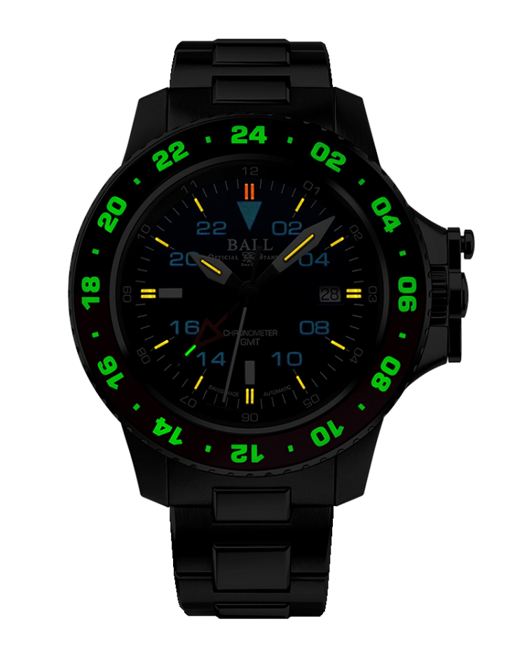 Engineer Hydrocarbon AeroGMT II DG2018C-S3C-BK (42 mm)