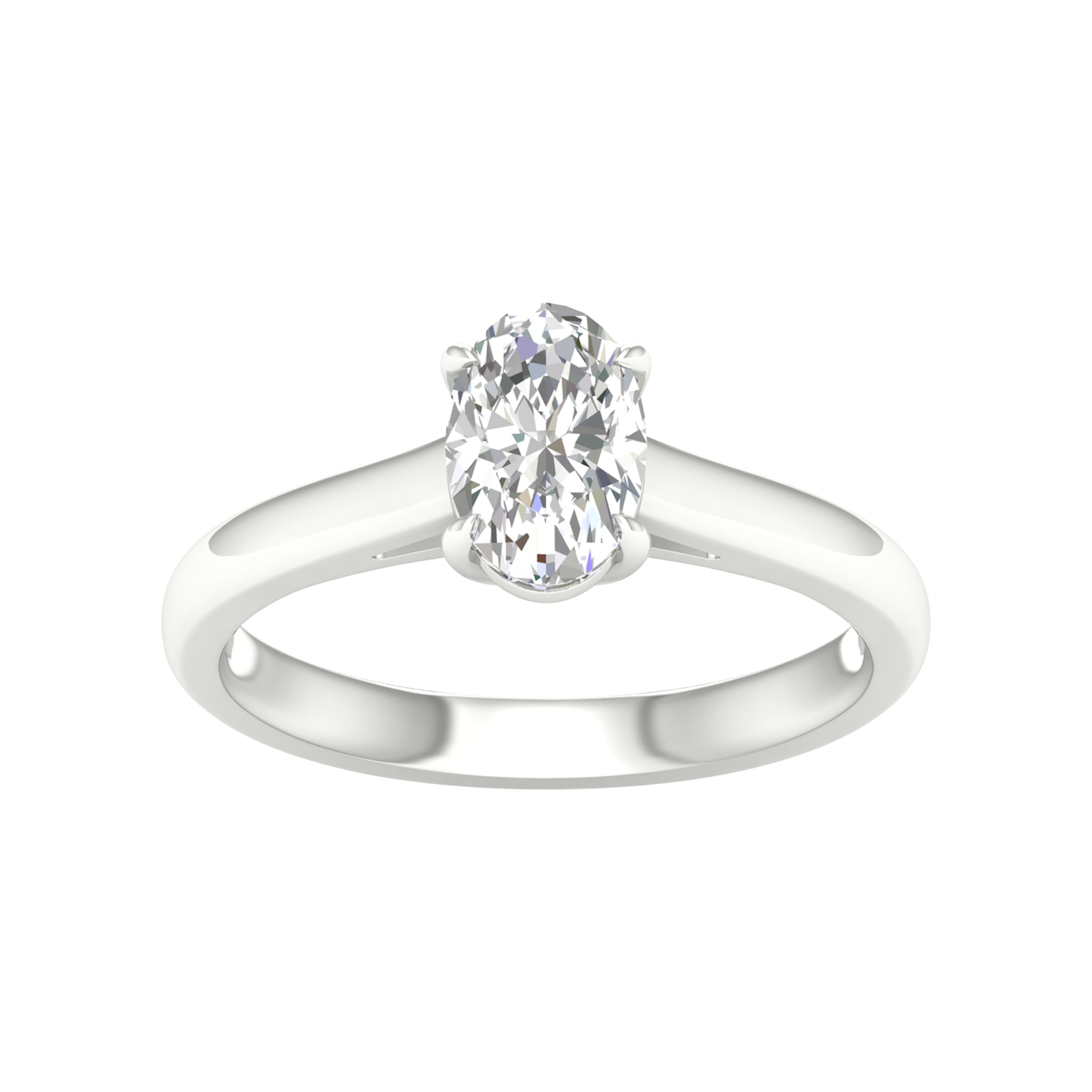 14K 1.00CT Certified Lab Grown Diamond Ring ( IGI Certified ) 64029