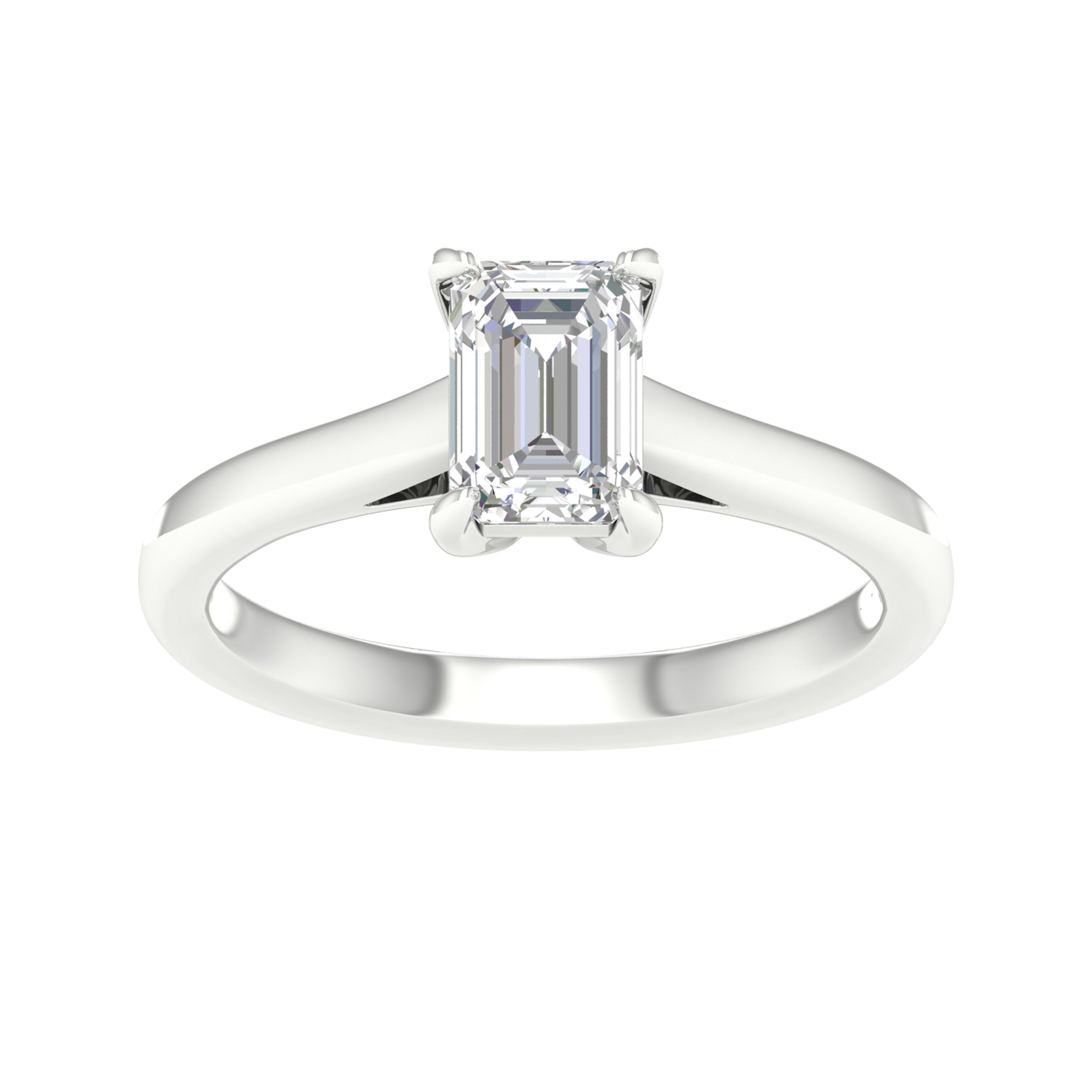 14K 1.00CT Certified Lab Grown Diamond Ring ( IGI Certified ) 64033