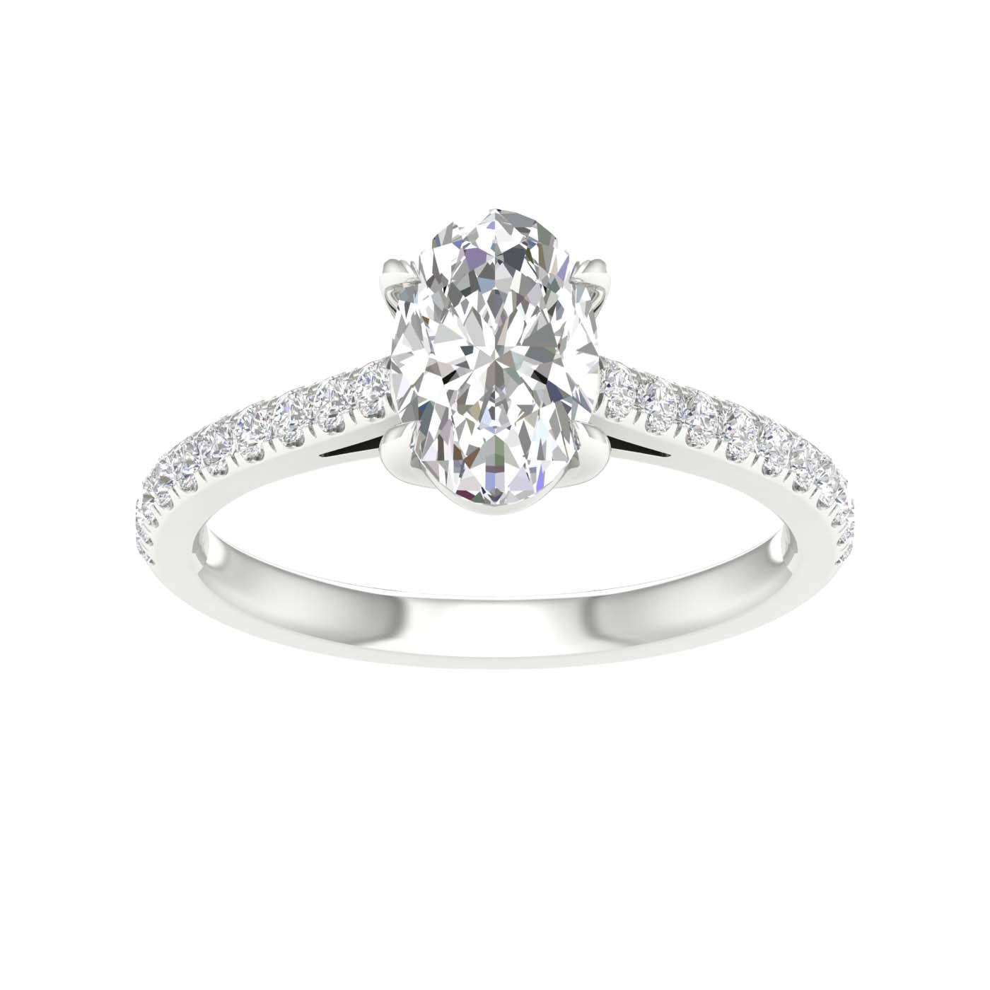14K 1.25CT Certified Lab Grown Diamond Ring ( IGI Certified ) 64043