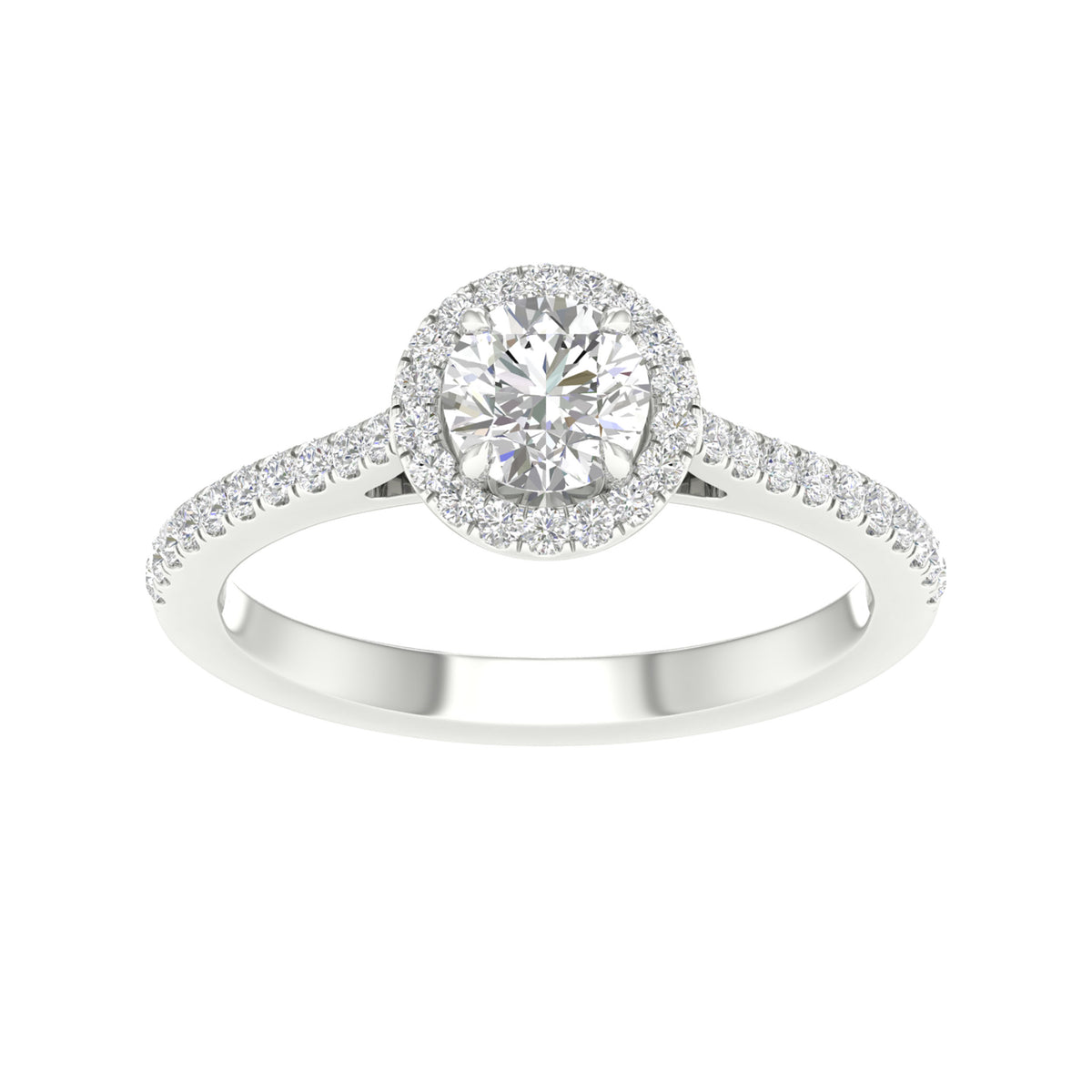 14K 1.00CT Certified Lab Grown Diamond Ring ( IGI Certified ) 64059