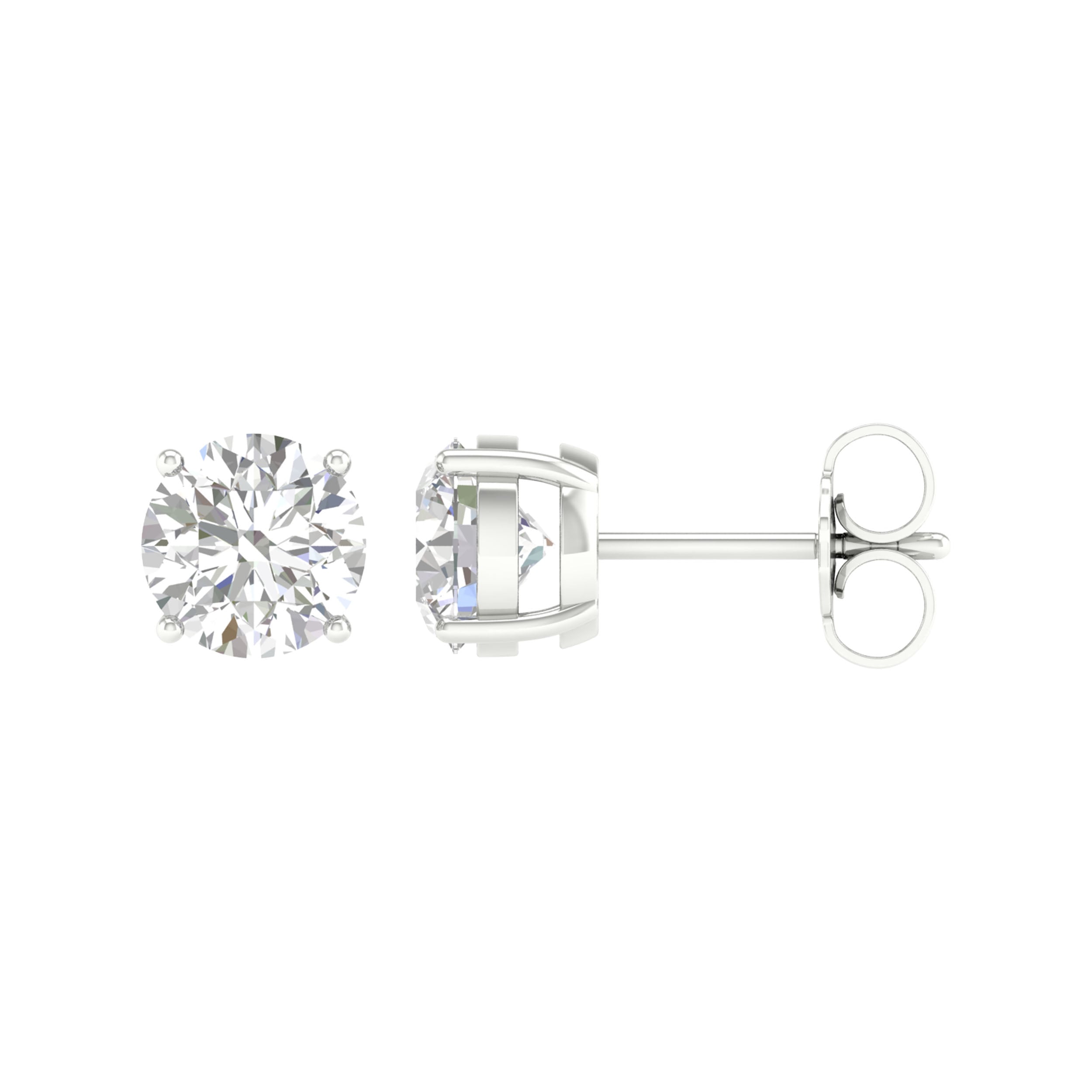 14K 3.15CT Certified Lab Grown Diamond Earrings ( IGI Certified ) 66593