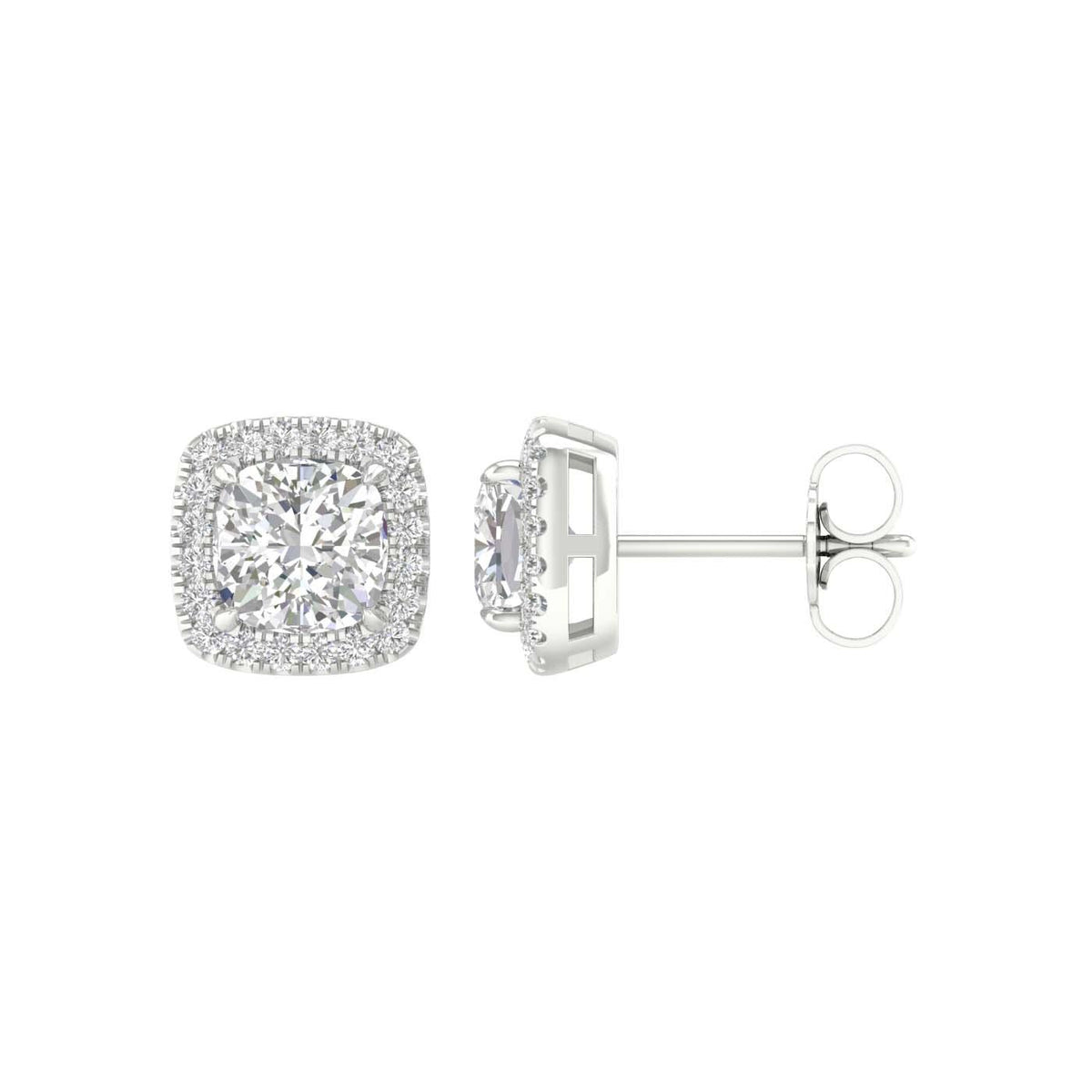 14K 2.25ct Certified Lab Grown Diamond Earrings 64144