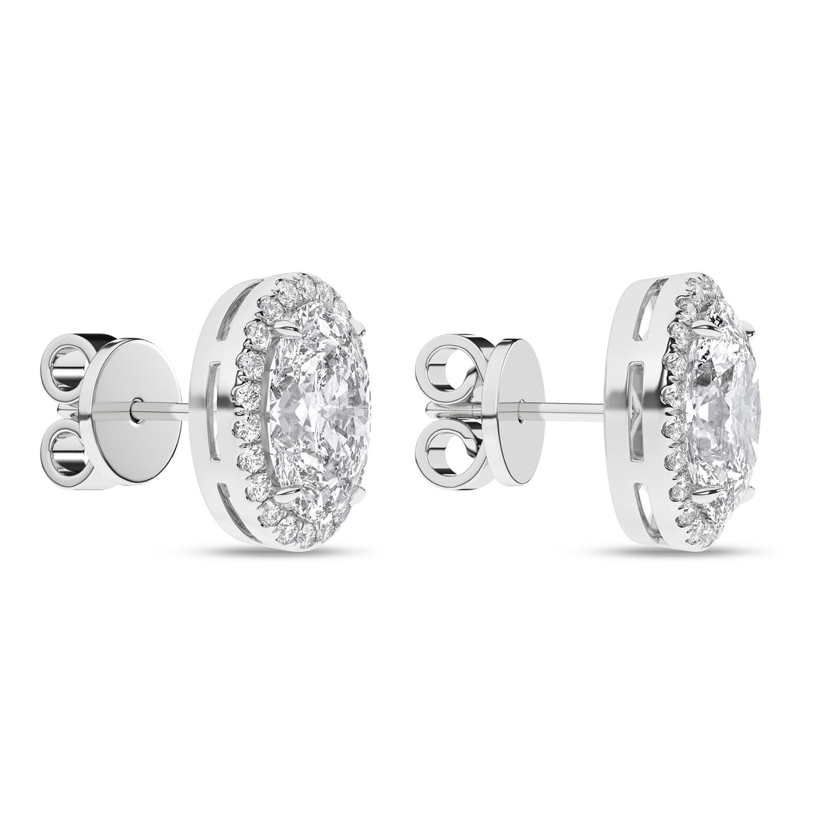 14K 2.25ct Certified Lab Grown Diamond Earrings 64155
