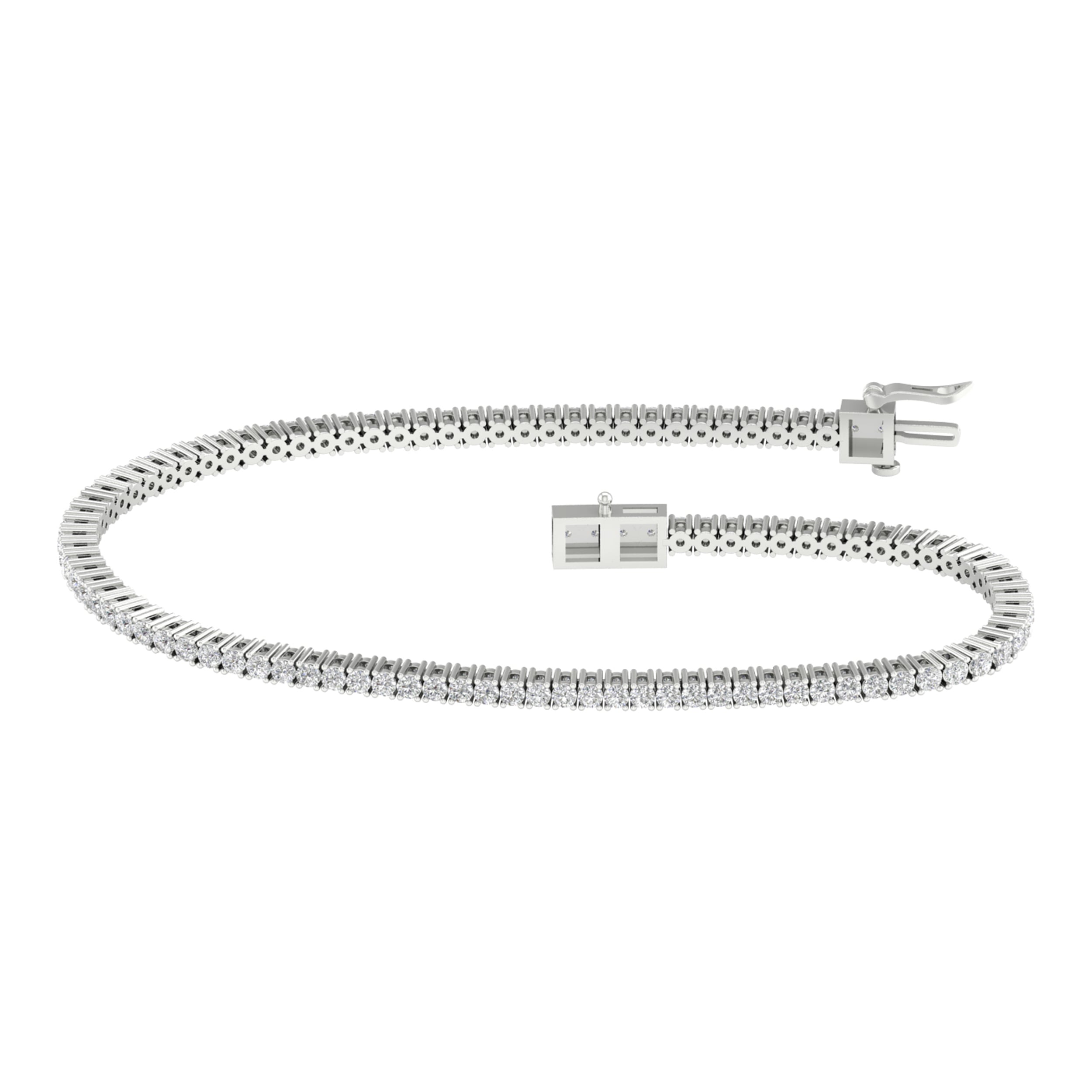 14K 2.00CT Certified Lab Grown Diamond Bracelet 69840