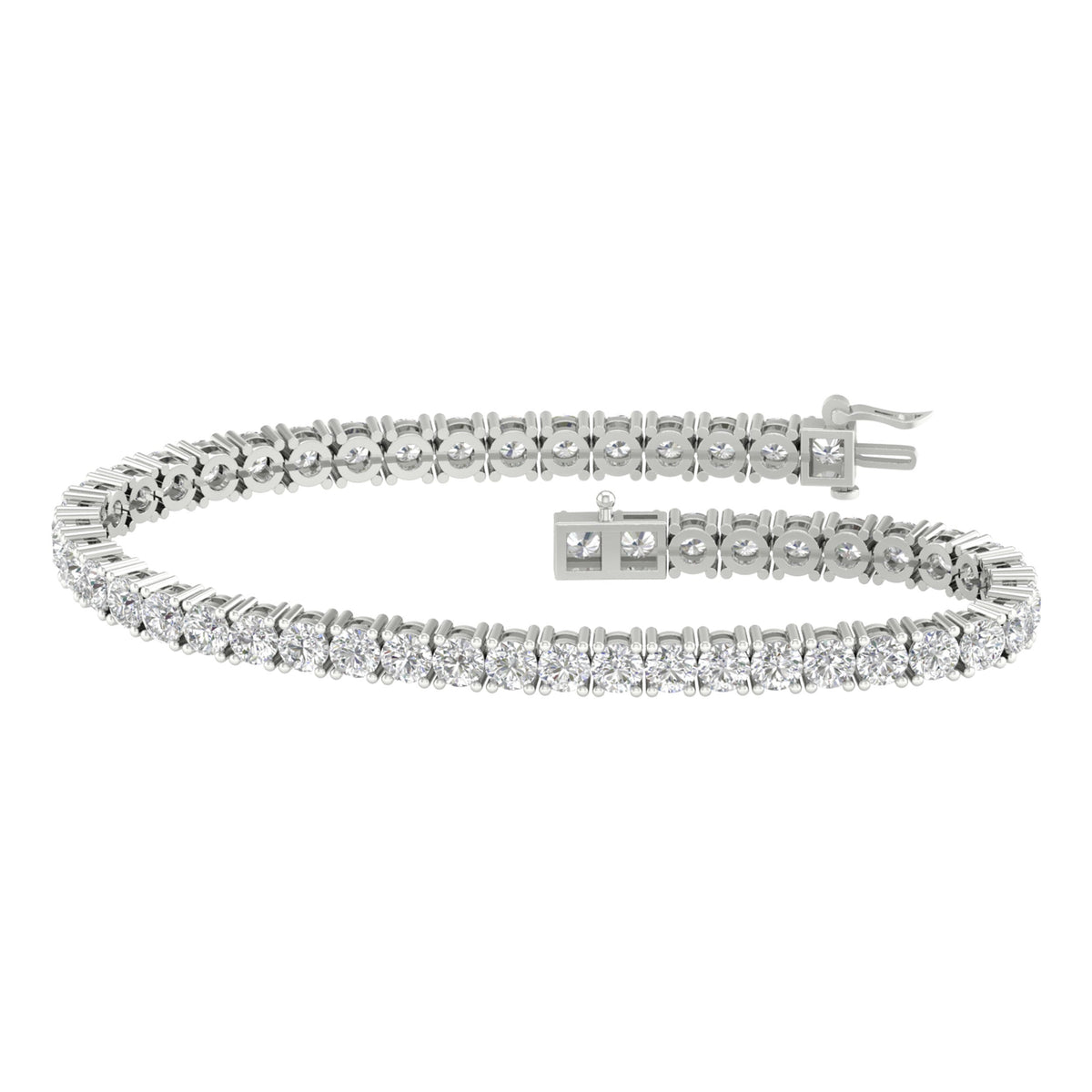 14K 10.00CT Lab Certified Lab Grown Diamond Bracelet ( IGI Certified ) 64312