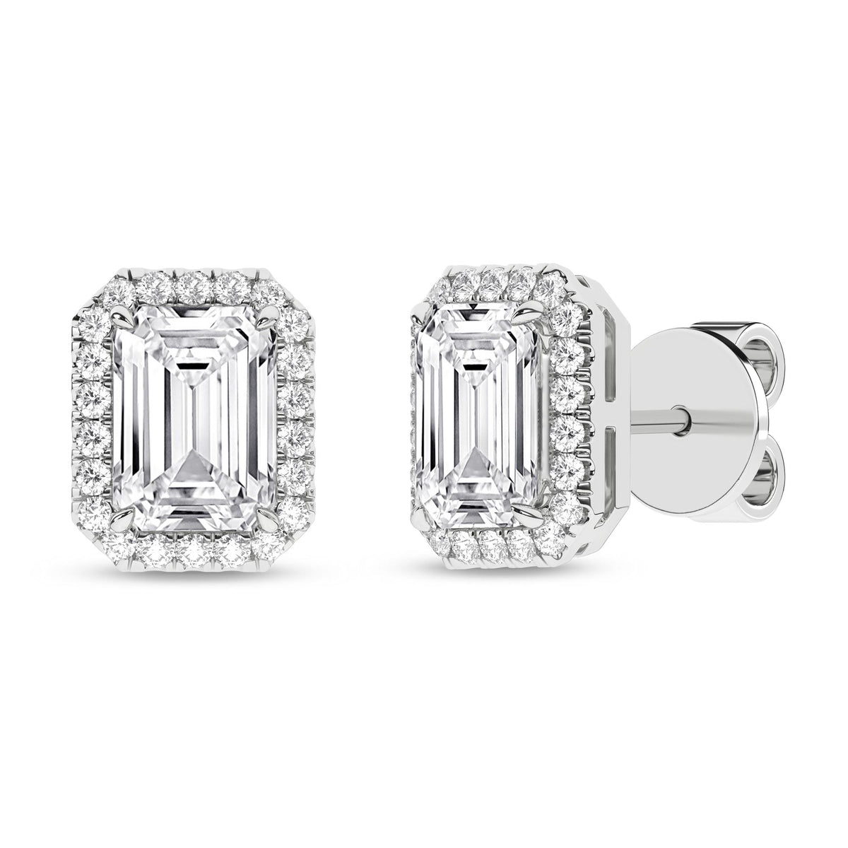 14K 2.25ct Certified Lab Grown Diamond Earrings 64318