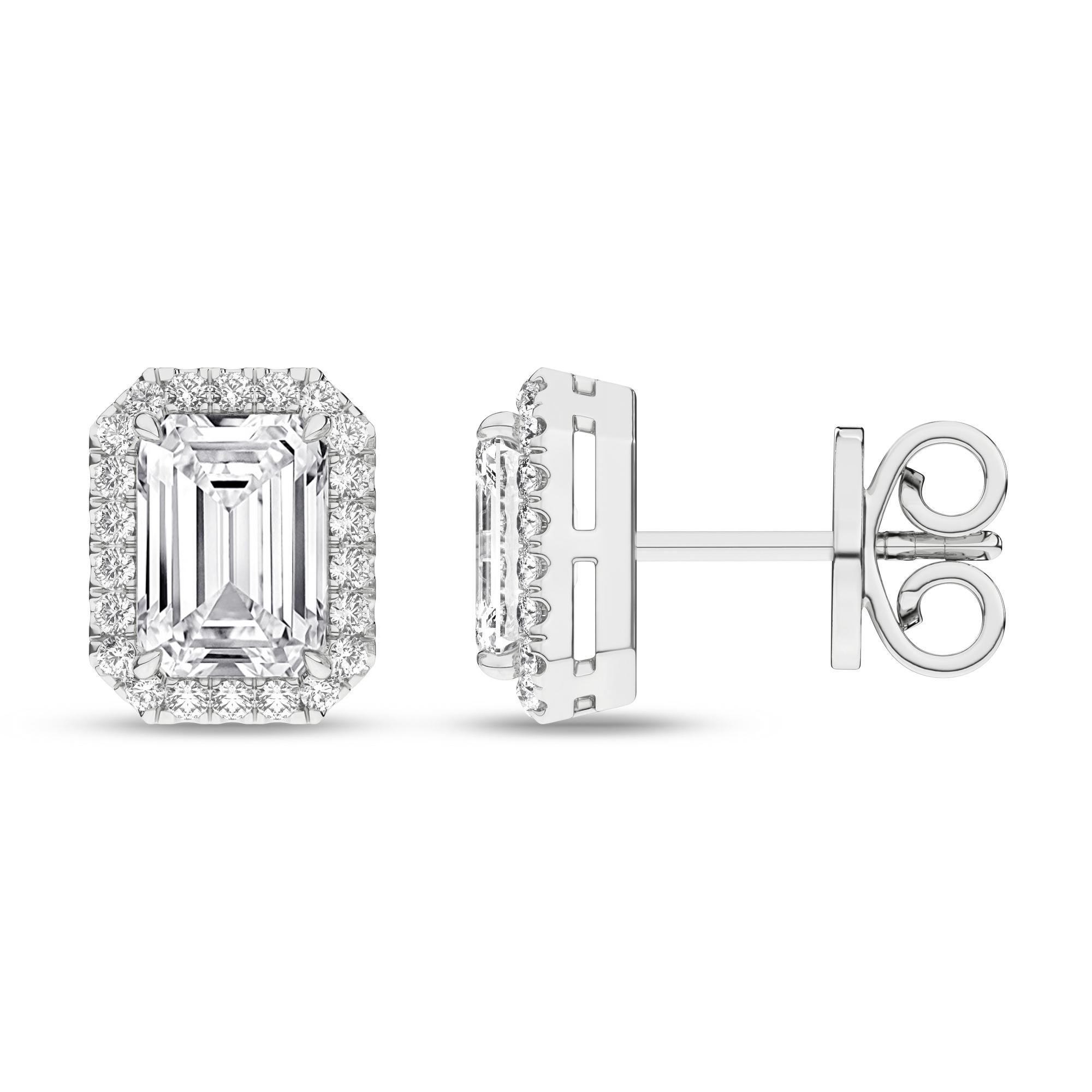 14K 2.25ct Certified Lab Grown Diamond Earrings 64318