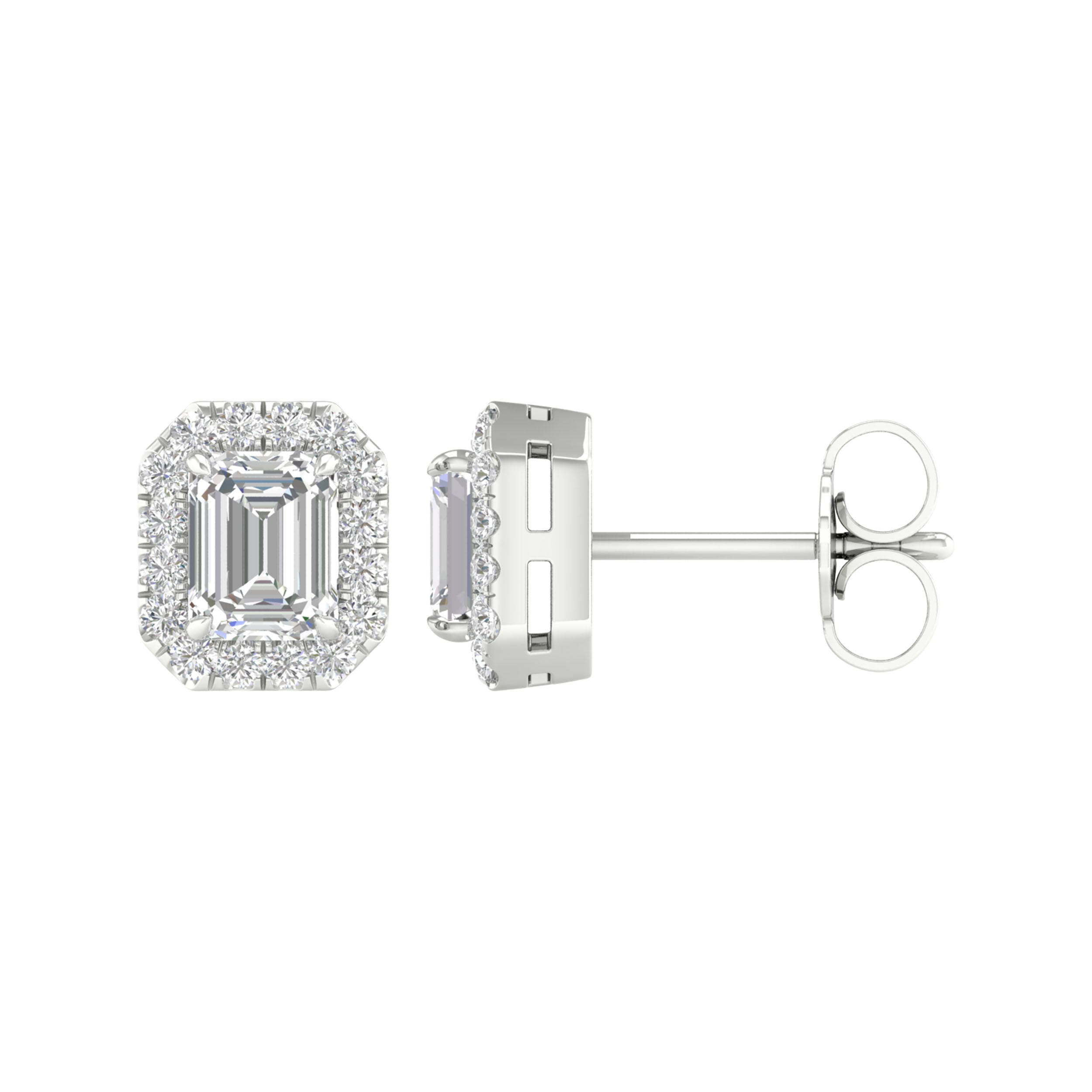 14K 1.15CT Certified Lab Grown Diamond Earrings ( IGI Certified ) 64319