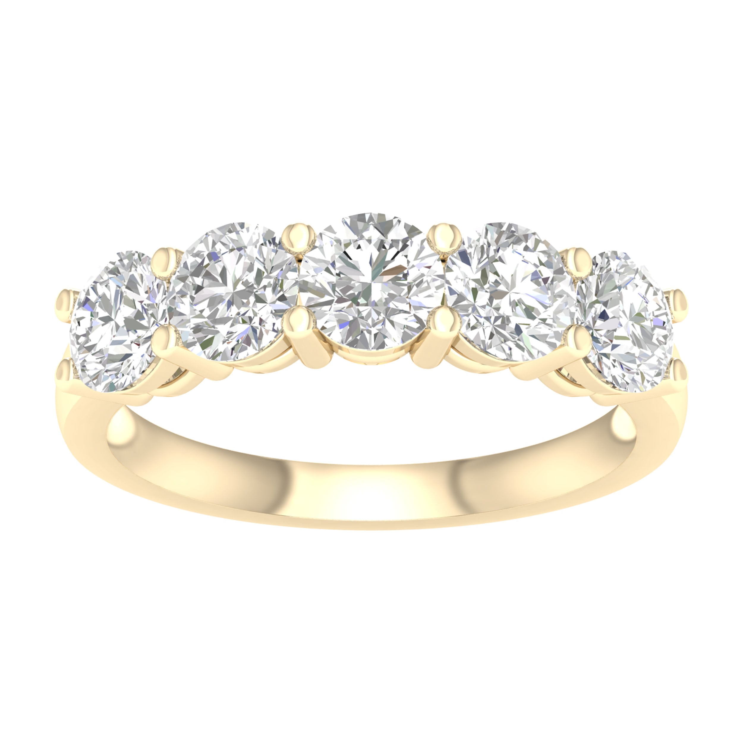 14K 2.00CT Certified Lab Grown Diamond Bands ( IGI Certified ) 64344