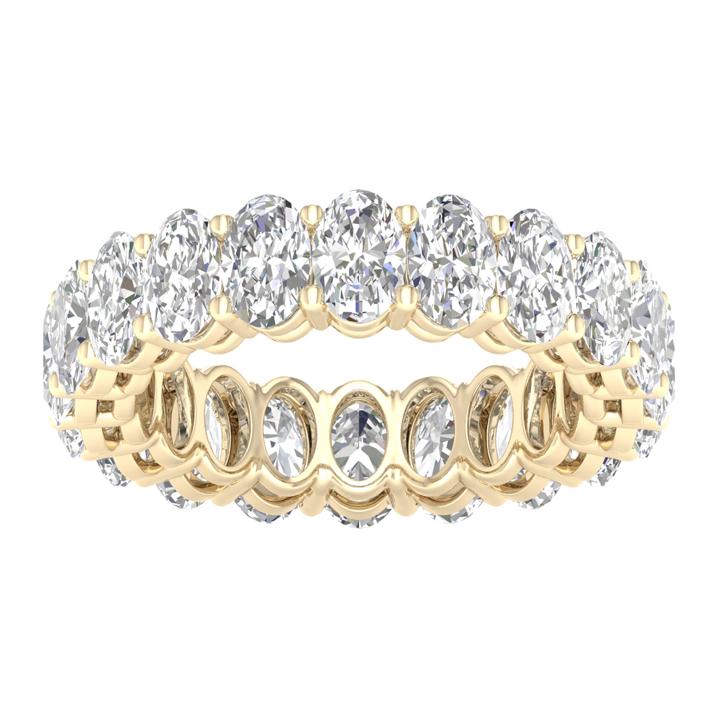 14K 5.00CT Certified Lab Grown Diamond Bands ( IGI Certified ) 64347