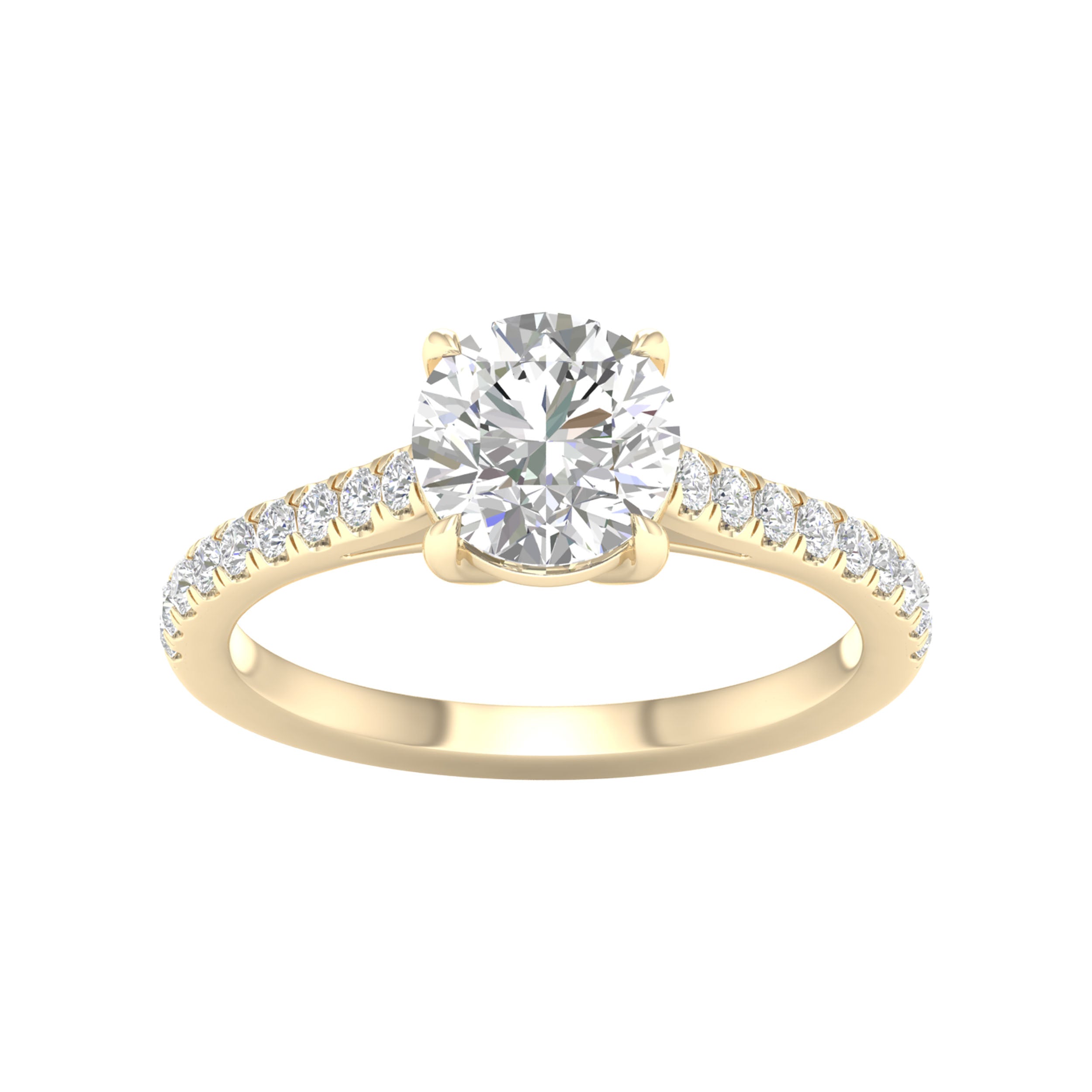 14K 1.75CT Certified Lab Grown Diamond Ring ( IGI Certified ) 64358
