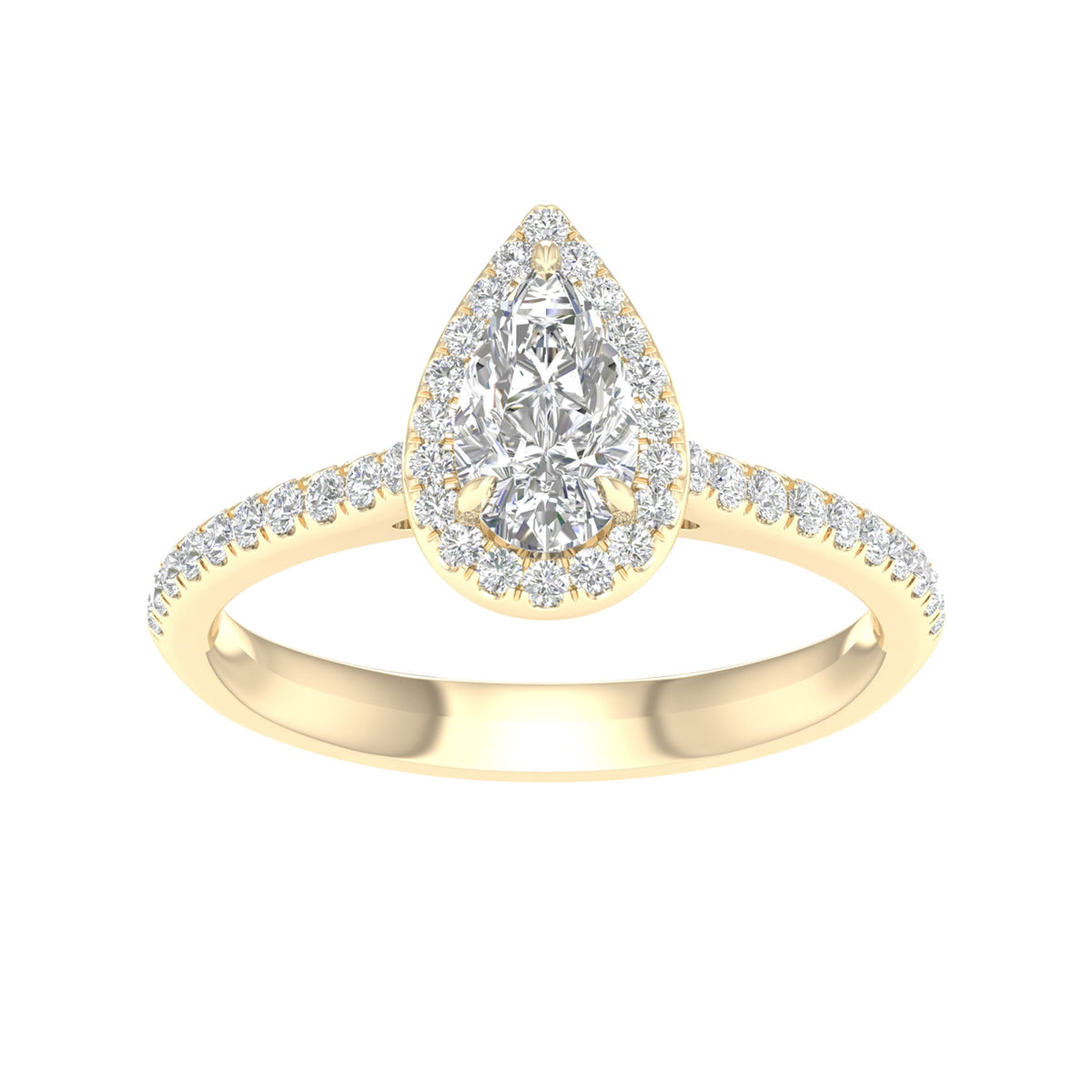 14K 1.00CT Certified Lab Grown Diamond Ring ( IGI Certified ) 64401