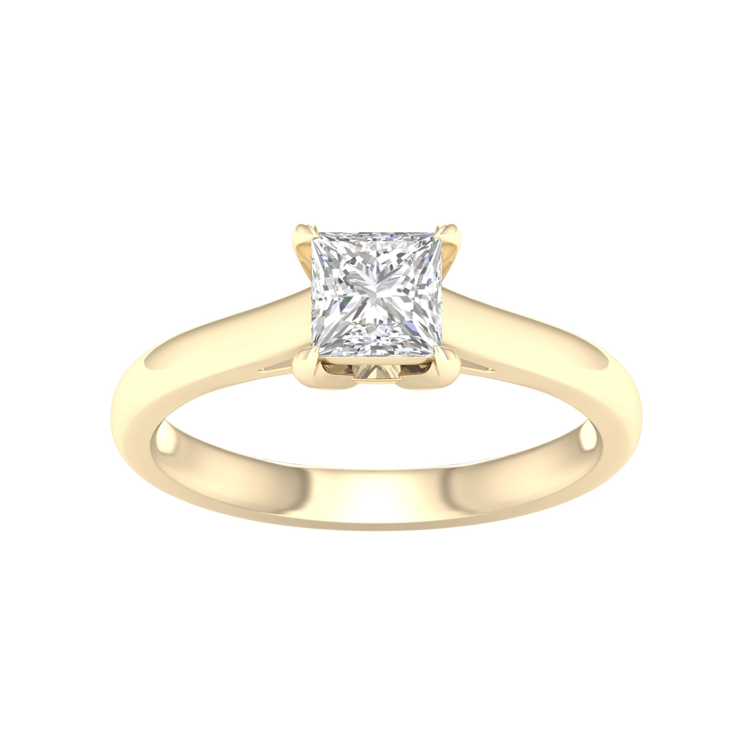 14K 1.00CT Certified Lab Grown Diamond Ring ( IGI Certified ) 64411