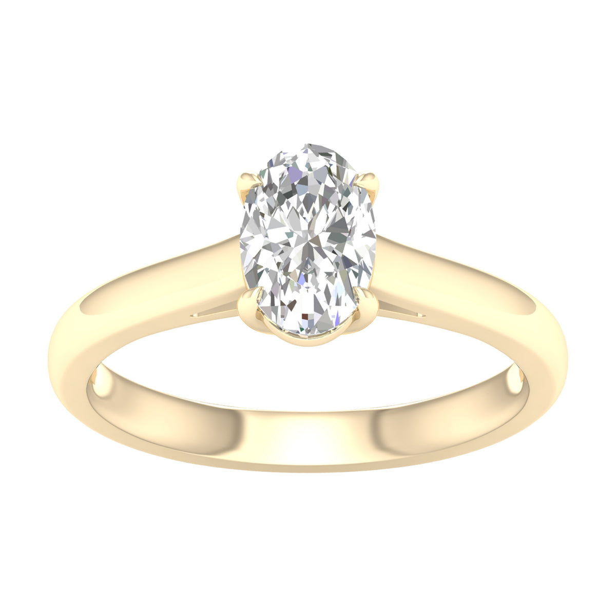 14K 1.00CT Certified Lab Grown Diamond Ring ( IGI Certified ) 64414