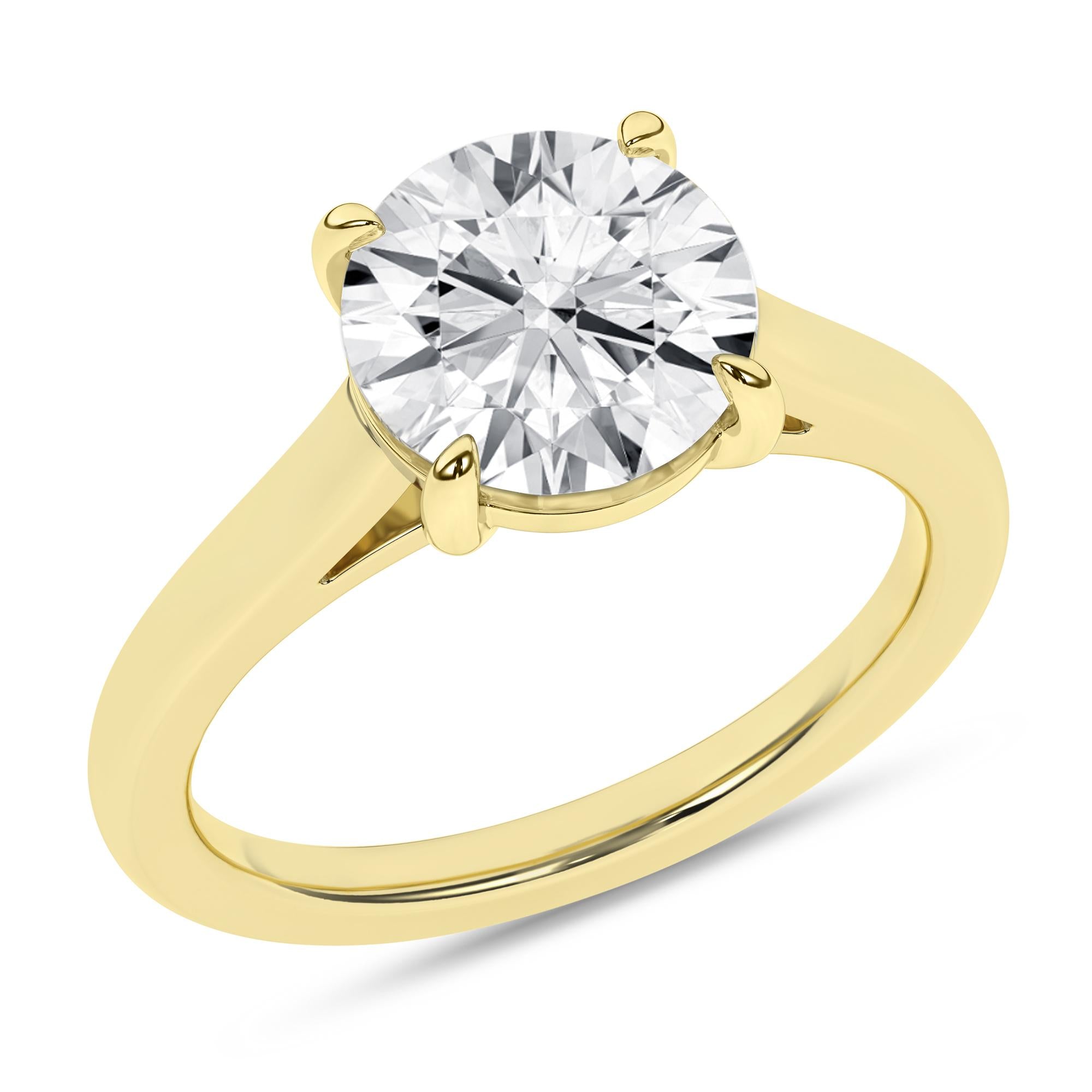 10K 1.00CT Certified Lab Grown Diamond Ring 68886