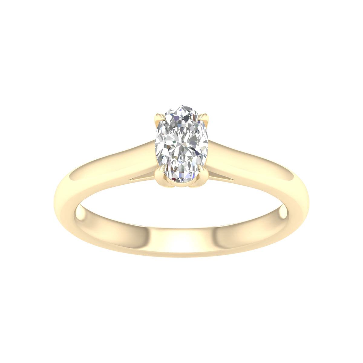 14K 0.50CT Certified Lab Grown Diamond Ring ( IGI Certified ) 64422