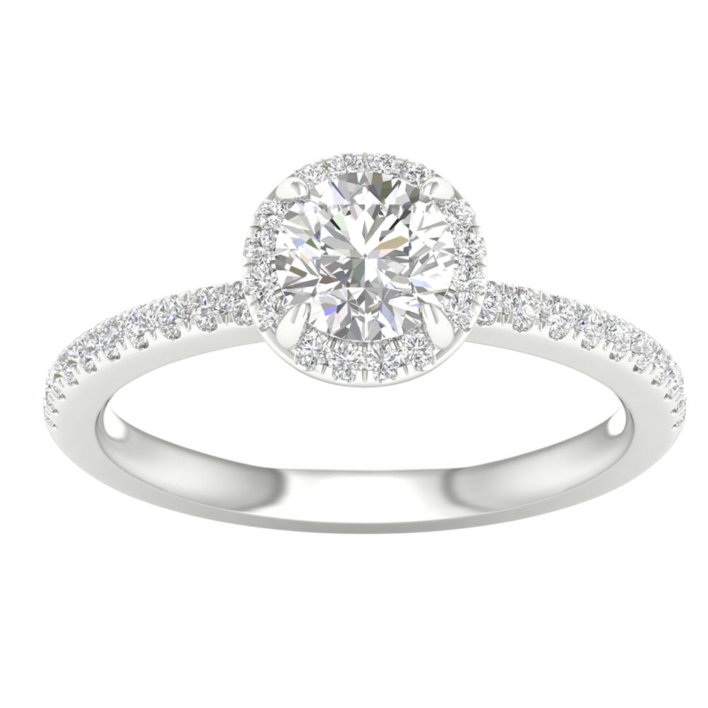 14K 1.25ct Lab Grown Engagement Ring 64826