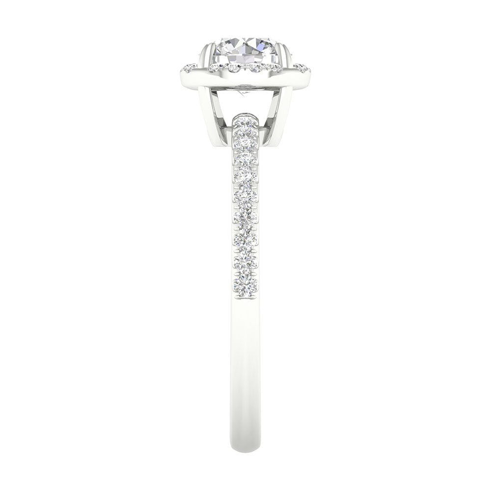 14K 1.25ct Lab Grown Engagement Ring 64826