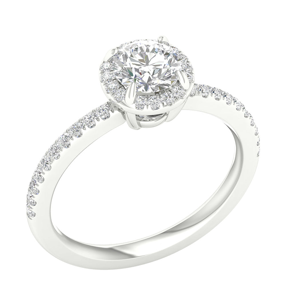 14K 1.25ct Lab Grown Engagement Ring 64826
