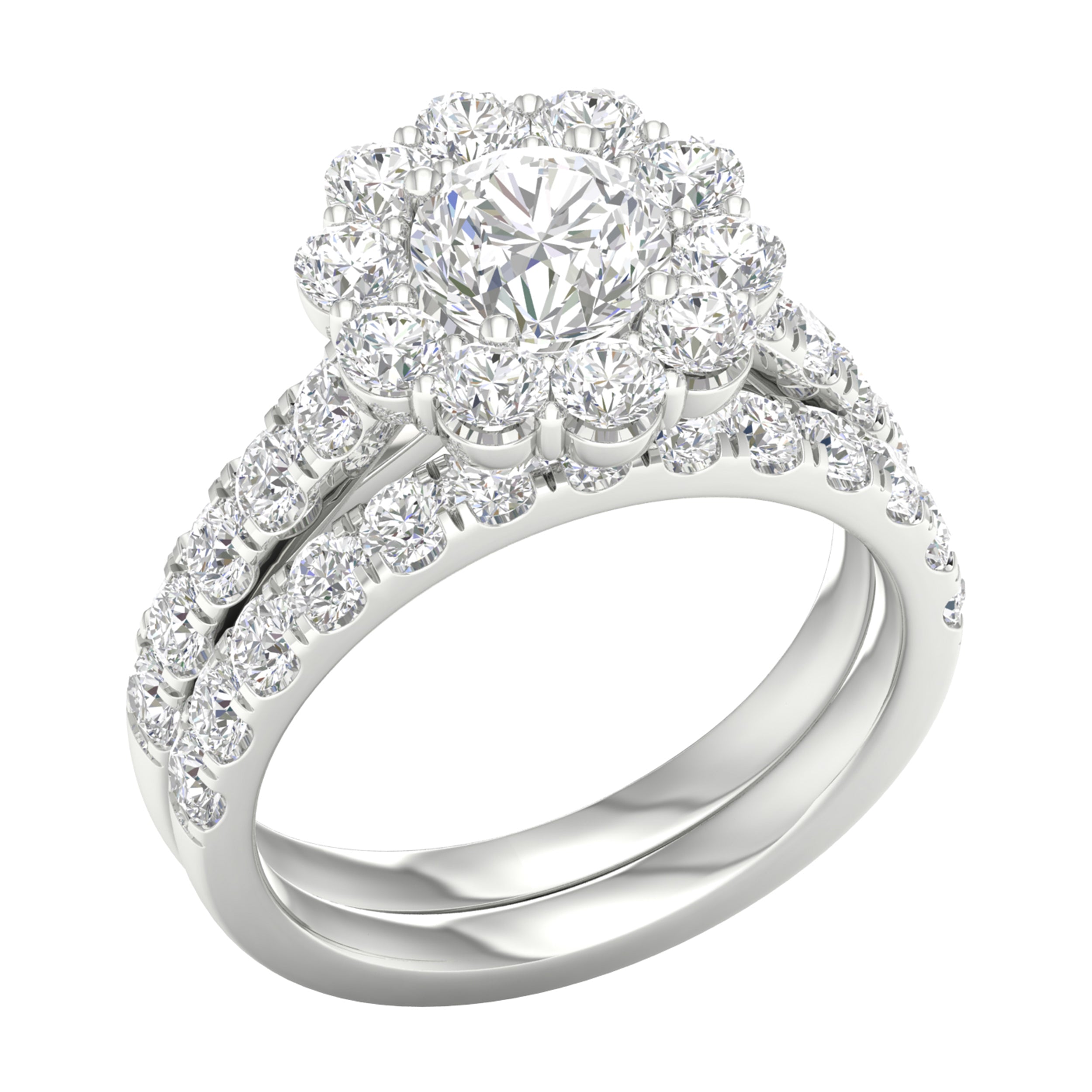 14K 3.00CT Lab Grown Bridal Ring 64932