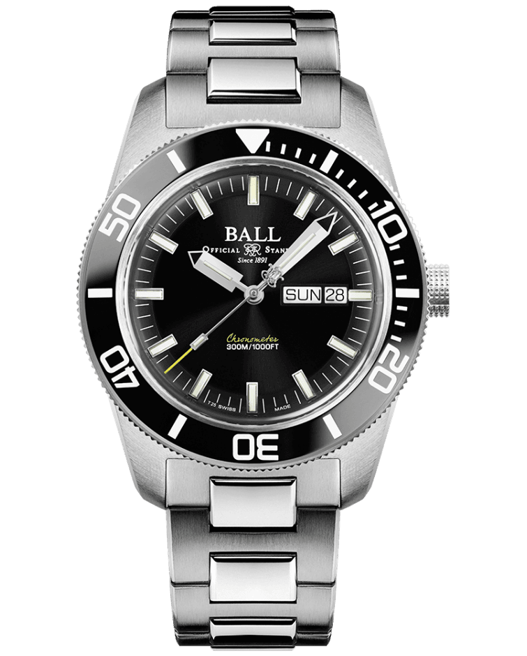 Ball Engineer Master II Skindiver Heritage Watch DM3308A-SC-BK