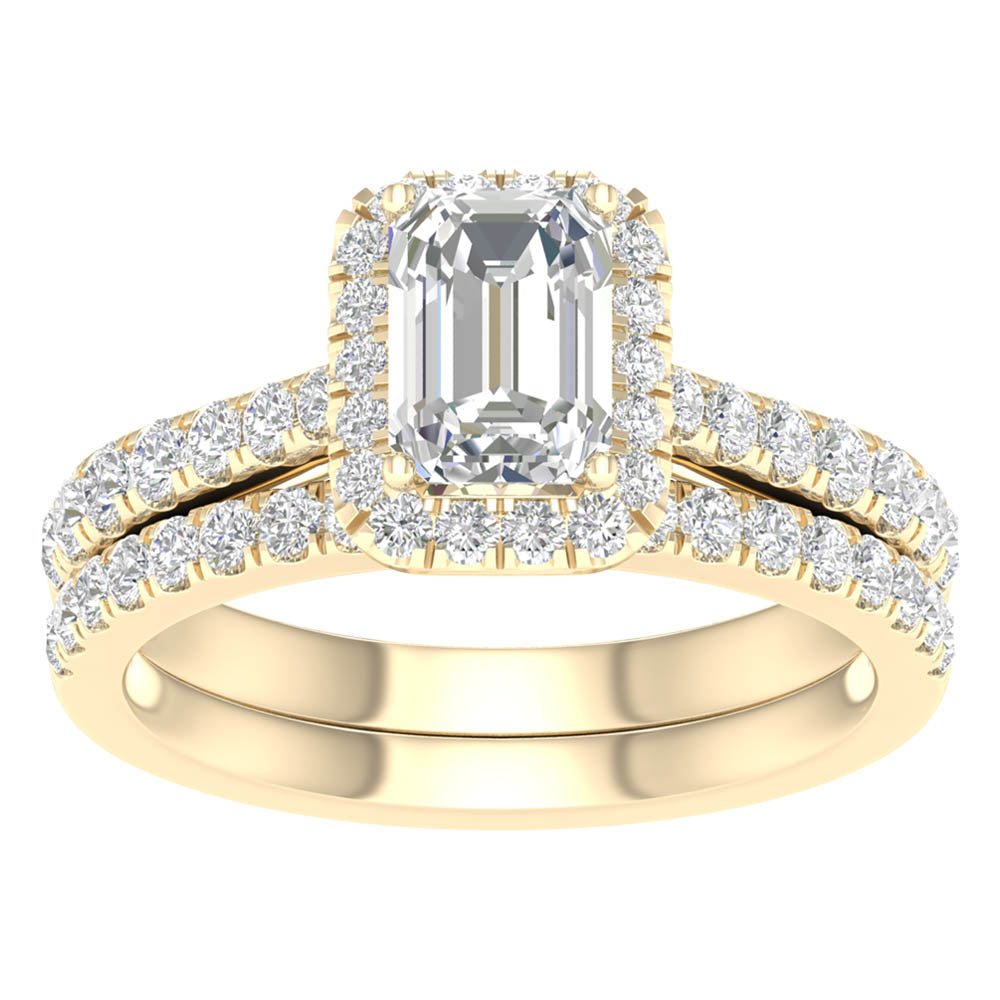 14K 2.25CT Lab Grown Bridal Ring 65698