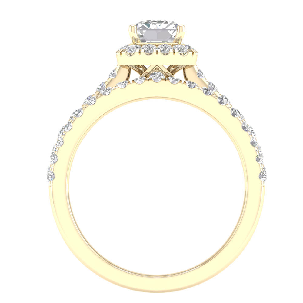 14K 2.25CT Lab Grown Bridal Ring 65698