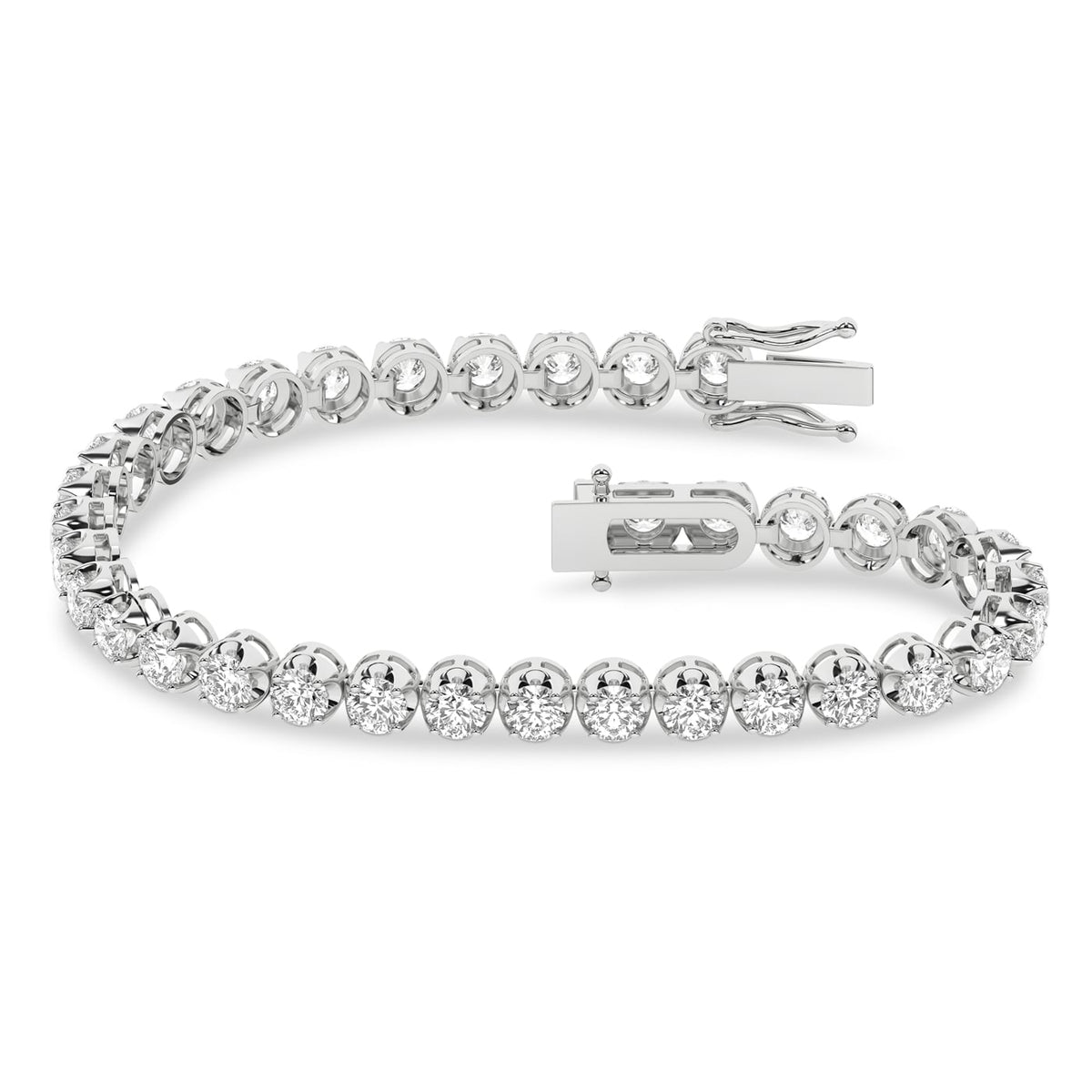 14K 7.00ct Lab Grown Diamond Bracelet 65726