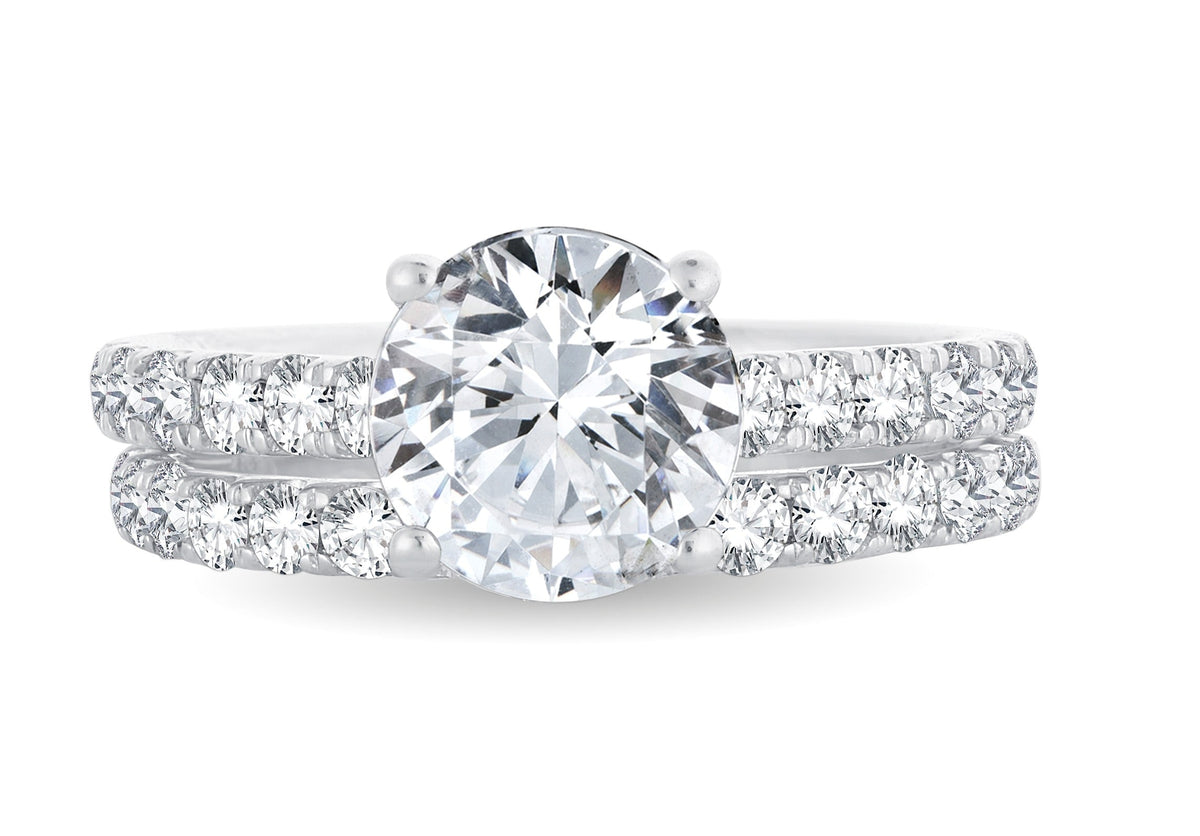 14K 2.00CT Certified Lab Grown Bridal Ring 65745