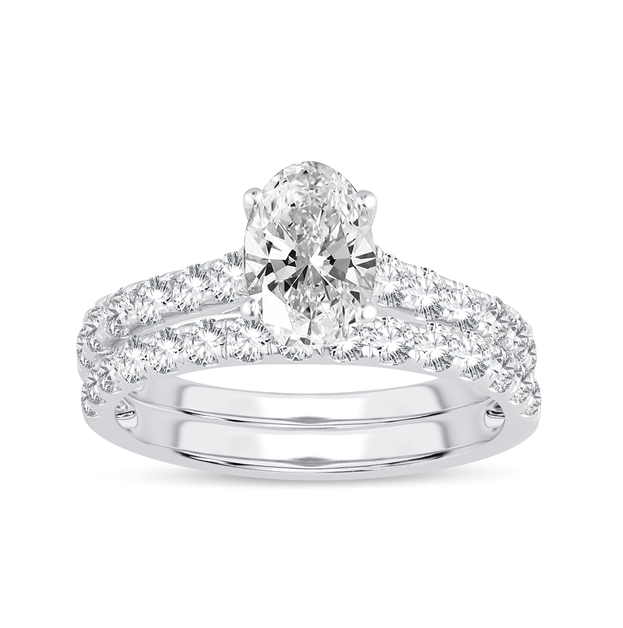 14K 2.00CT Certified Lab Grown Bridal Ring 65747
