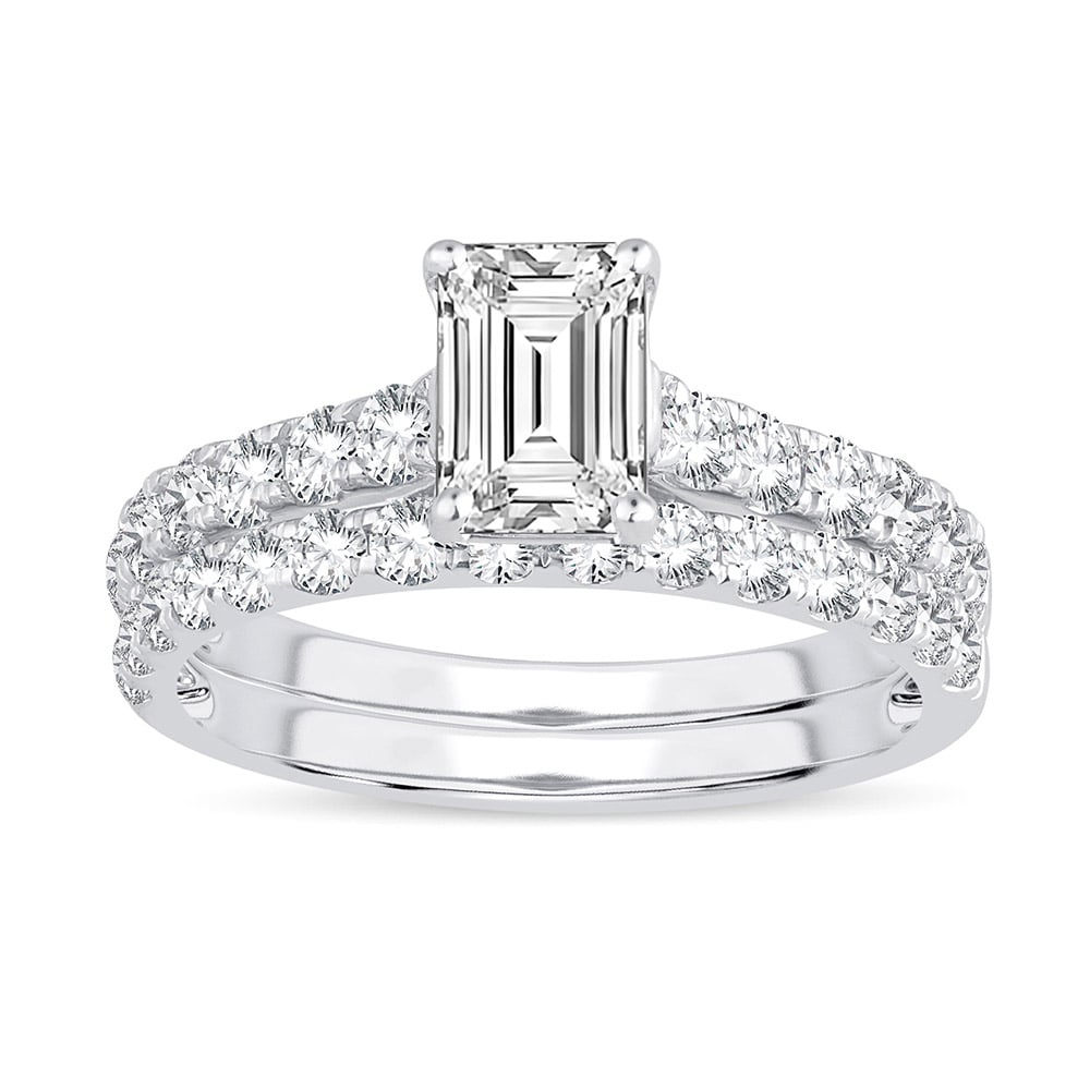 Certified Lab Grown 14K 2.00CT Diamond Bridal Ring 65753