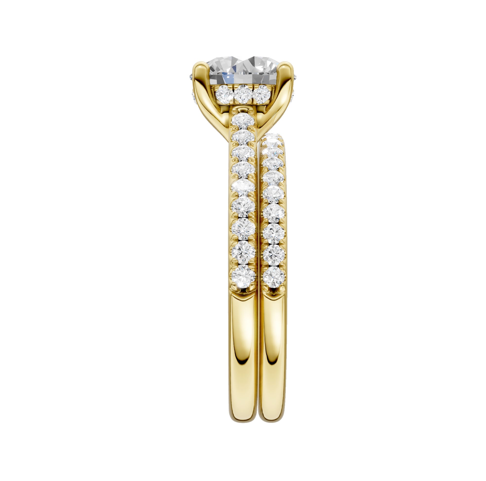 14K 2.50CT Lab Diamond Bridal Ring 65866