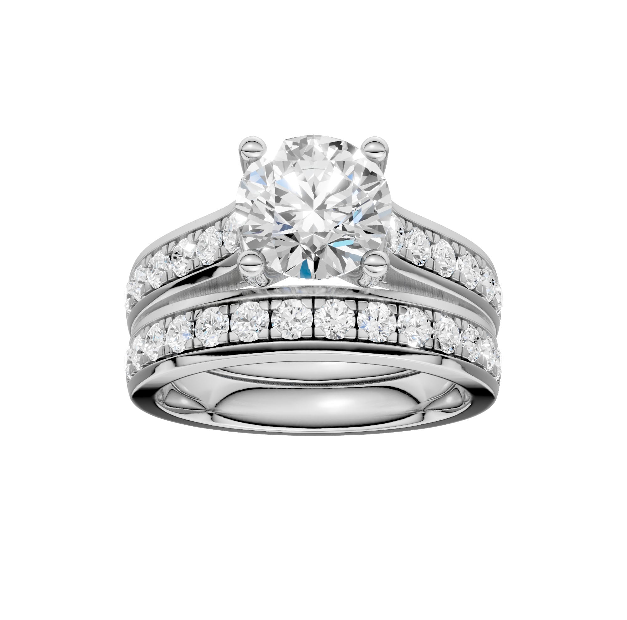 14K 3.00CT Lab Grown Diamond Bridal 65948