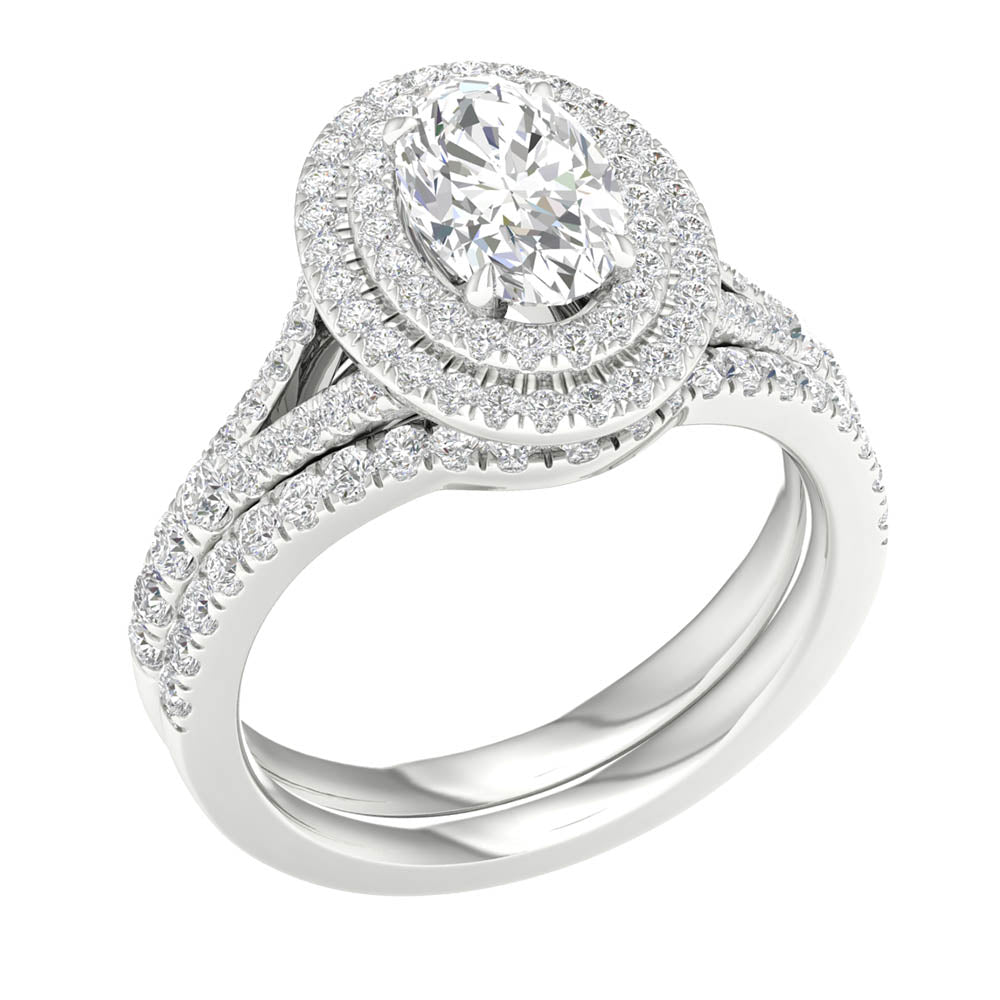 14K 2.25CT Lab Grown Diamond Bridal Ring 65979