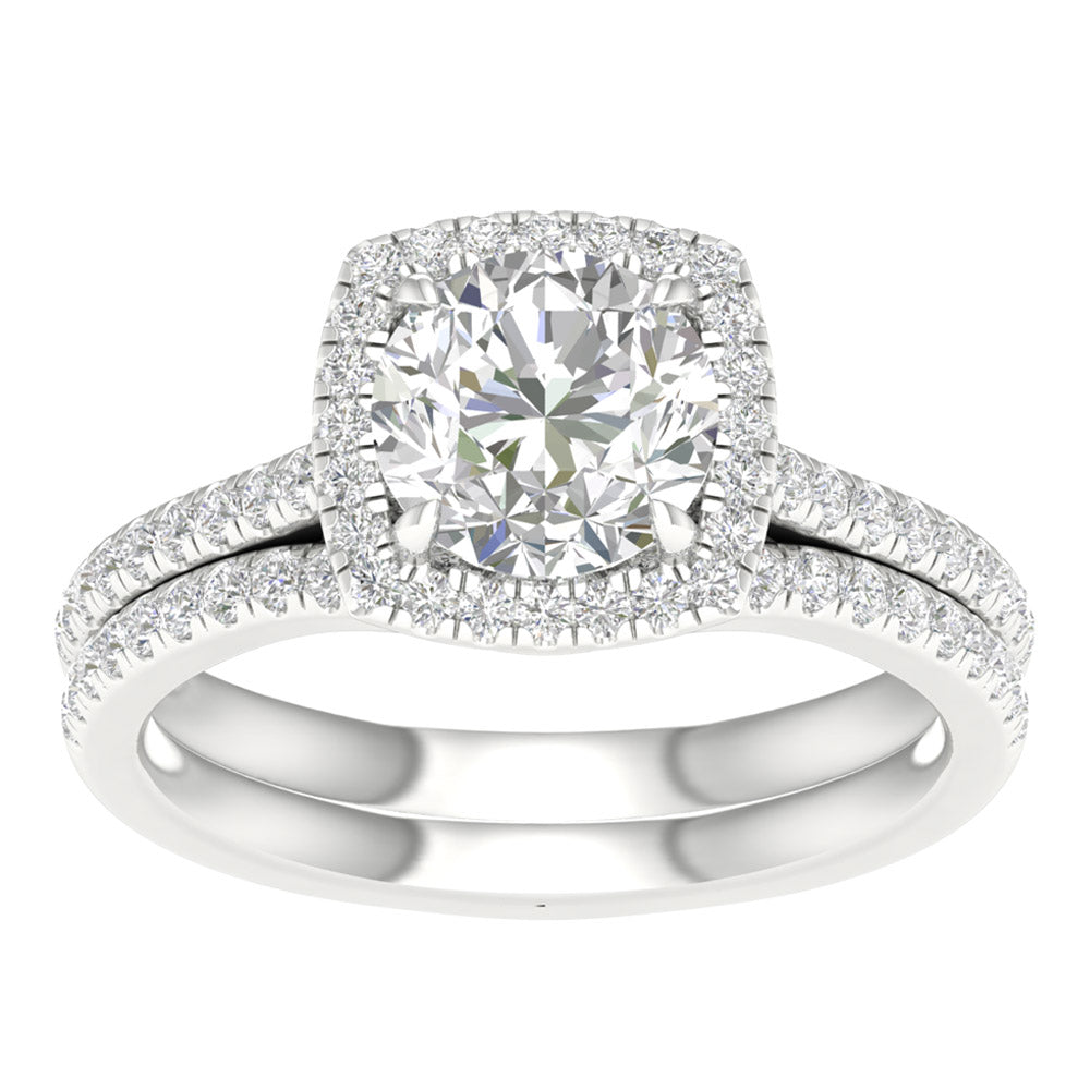 14K 1.95.00CT Certified Lab Grown Bridal Ring 66002