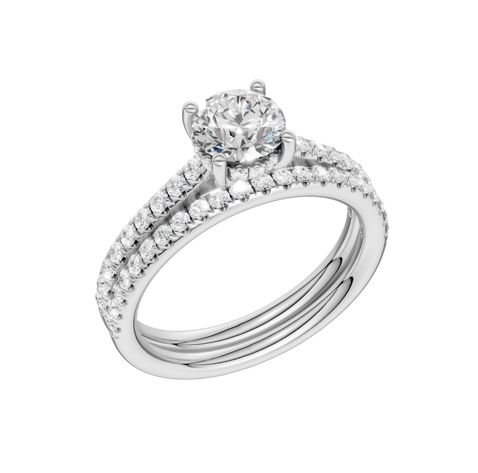 14K 1.50CT Lab Grown Diamond Bridal 66015