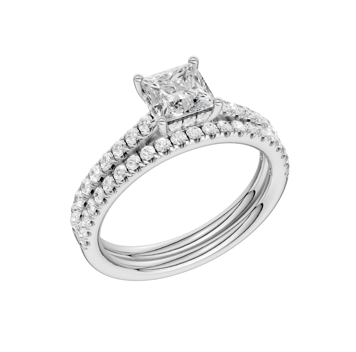 14K 1.50CT Lab Grown Diamond Bridal 66017