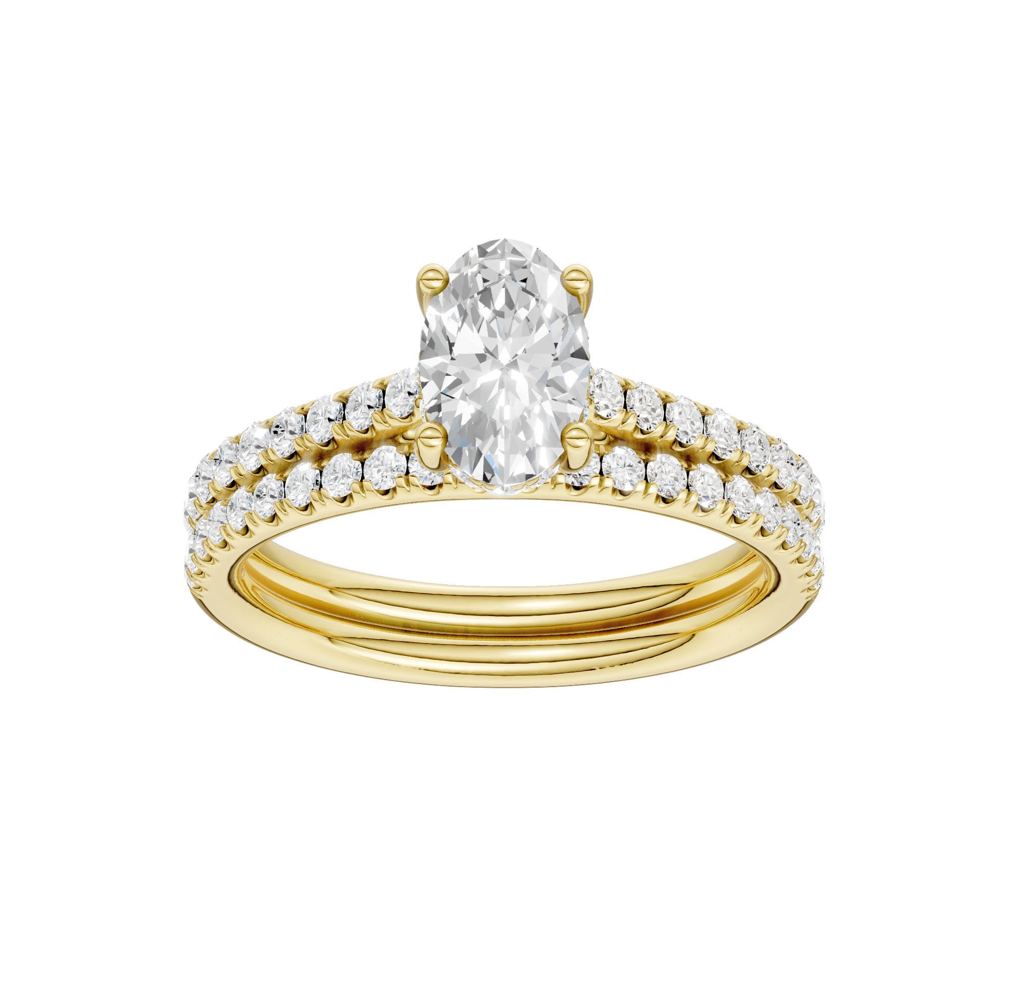 14K 1.50CT Lab Grown Diamond Bridal 66020