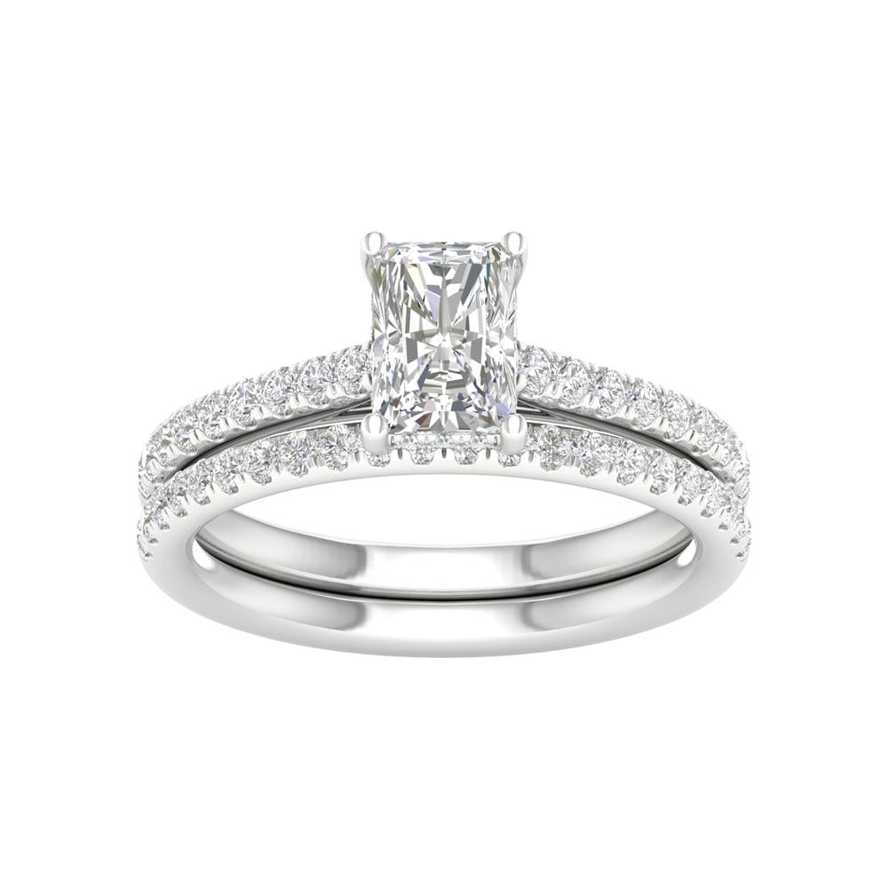 14K 1.50CT Certified Lab Grown Diamond Bridal Set 66021