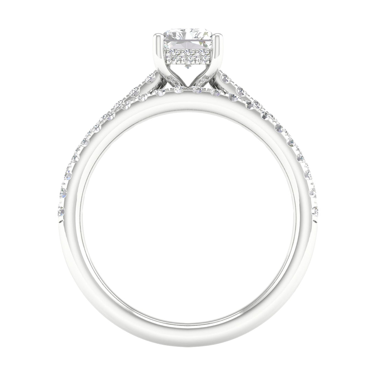 14K 1.50CT Certified Lab Grown Diamond Bridal Set 66021