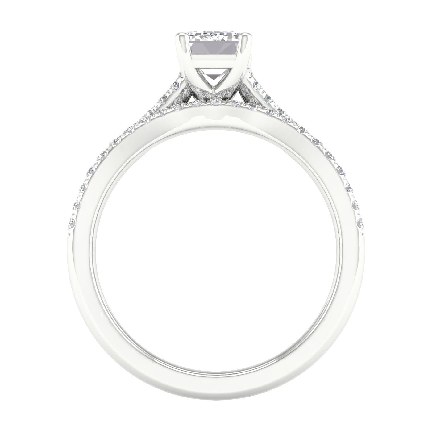 14K 1.40ct Lab Grown Diamond Bridal Set 66029