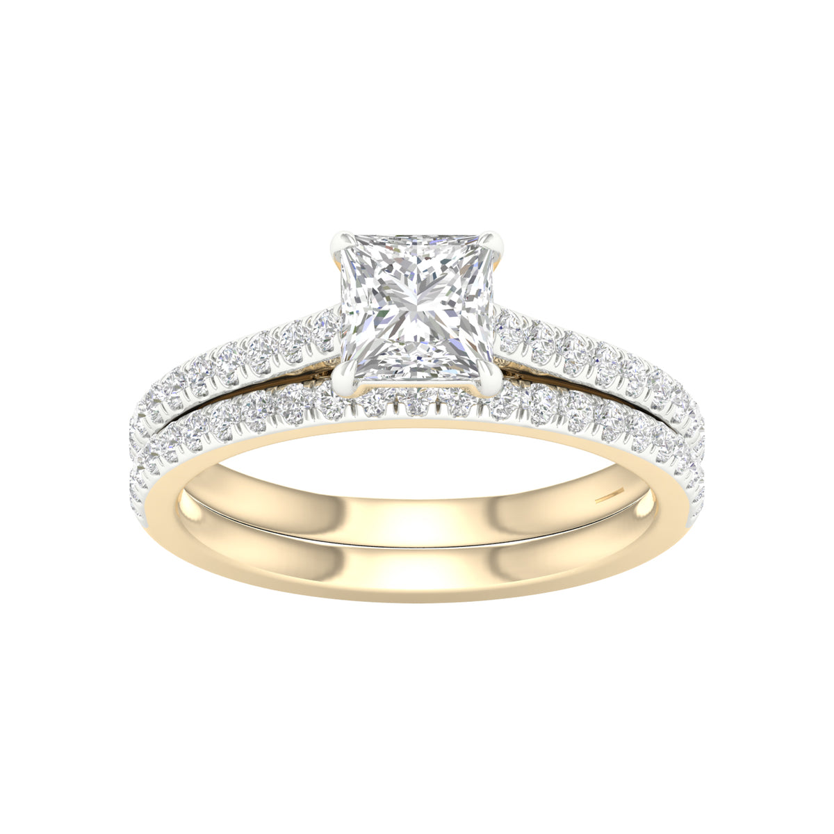 14K 1.50CT Certified Lab Grown Diamond Bridal 66047