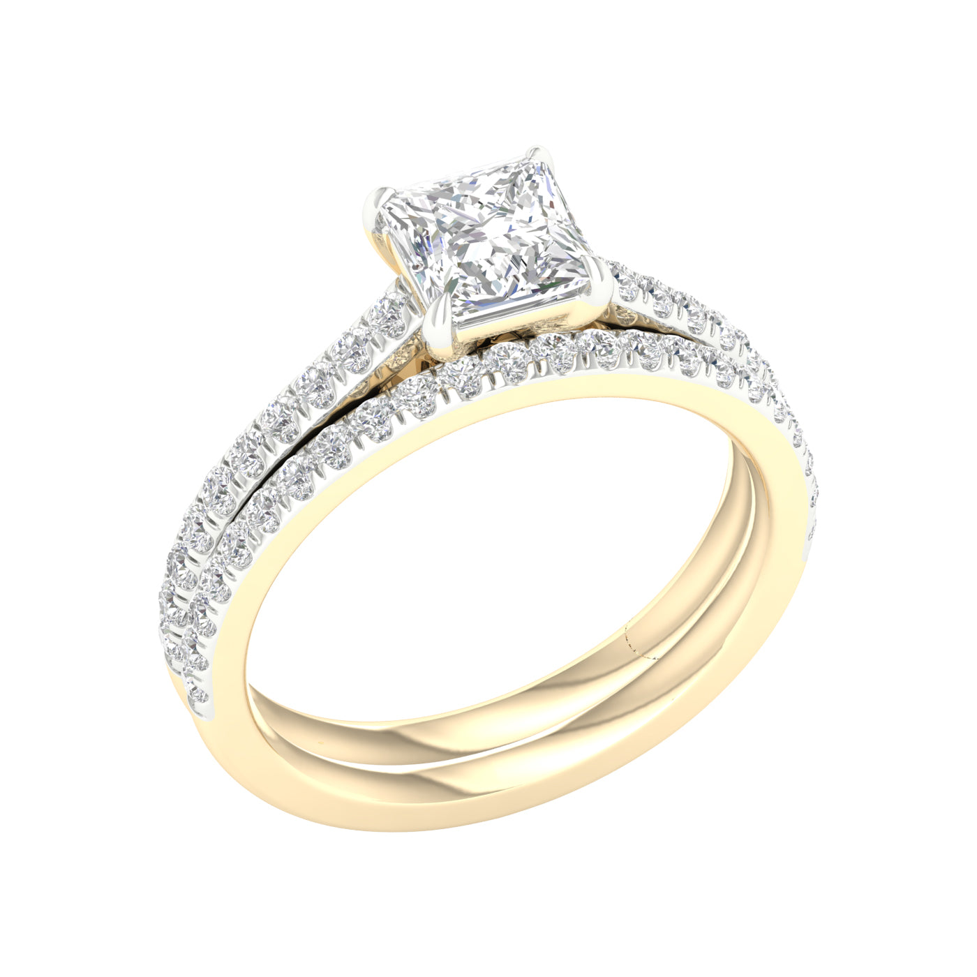 14K 1.50CT Certified Lab Grown Diamond Bridal 66047