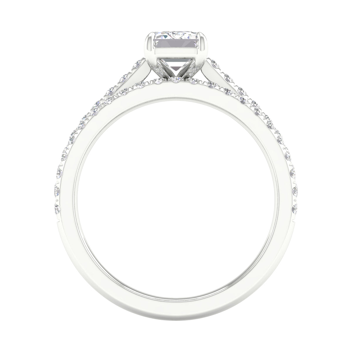 14K 1.50CT Certified Lab Grown Diamond Bridal Set 66050