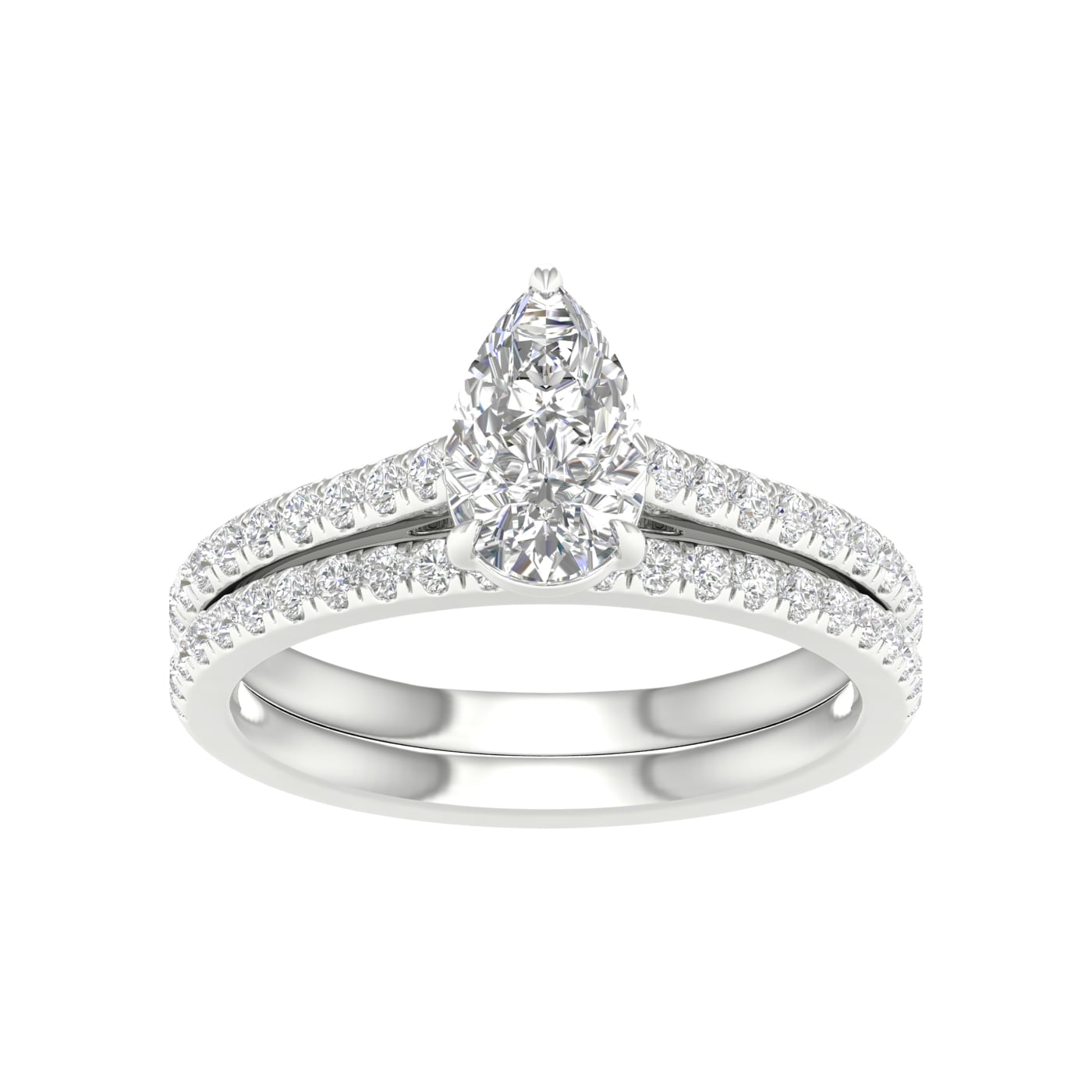 14K 1.50CT Certified Lab Grown Diamond Bridal 66054