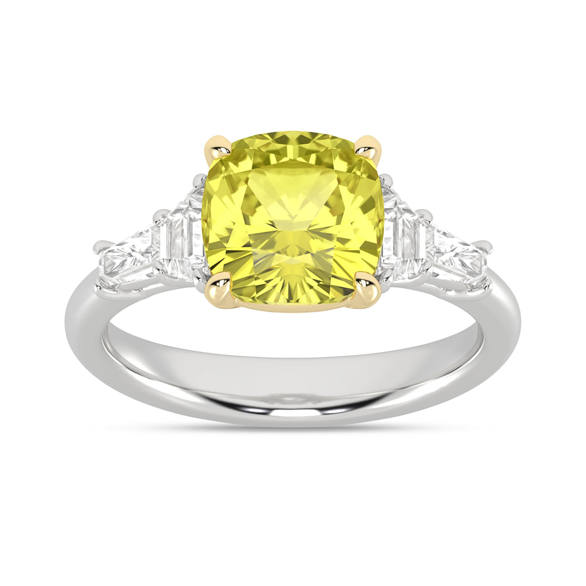 Certified Lab Grown 14K 4.00CT Diamond Engagement Ring 66075